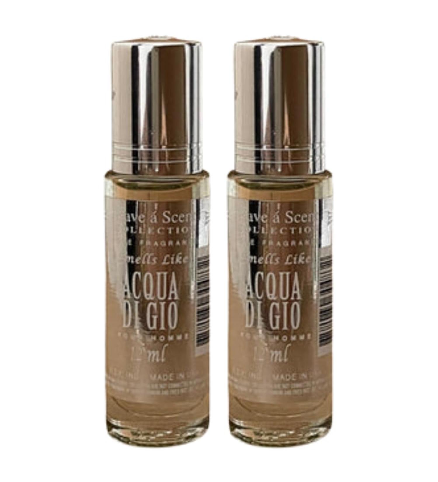 Smell Like Acqua Di Gio Pour Homme Roll On Oil 12ml (Pack of 2)