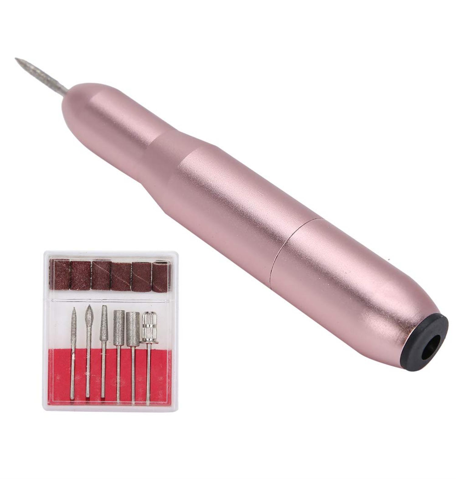 Pen Body Not Easy To Fatigue Electric Nail Drill Nail Polisher Small Body Powerful Motor for Home Beauty Salon - Buy Online on GoSupps.com