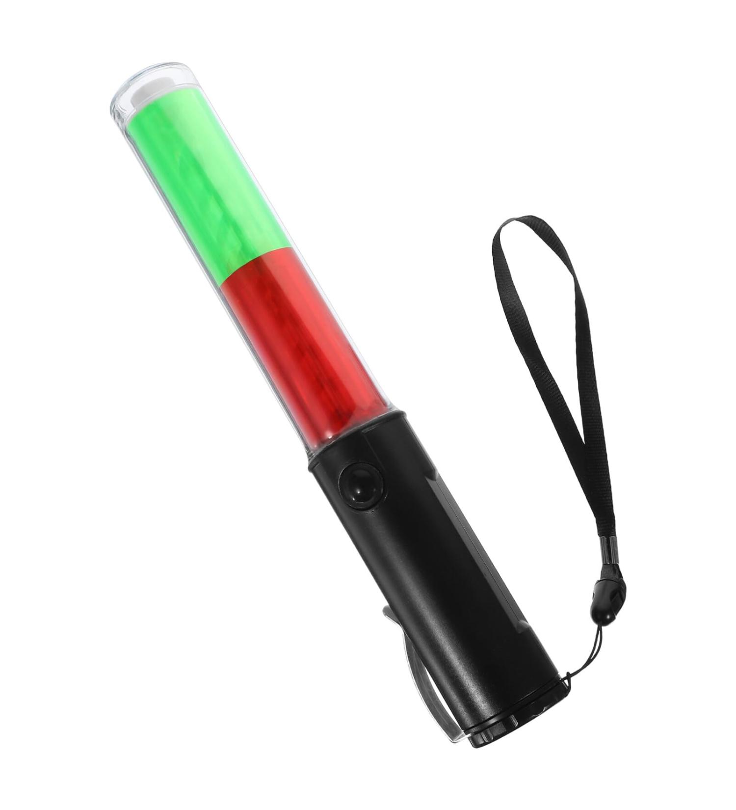 Gatuida Signal Traffic Wand with Led Lights Traffic Safety with Side Clip for Air Marshalling Car Directing Parking Guides 26cm - Buy Online on GoSupps.com