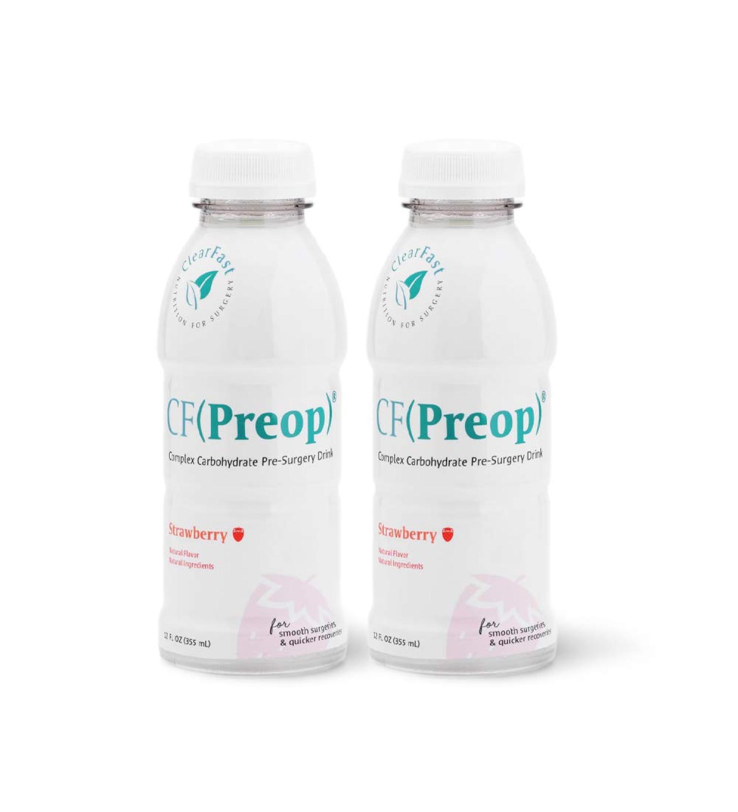CF Nutrition CF(Preop) Complex Carbohydrate Drink - Strawberry Clear Liquid 12 Fl Oz (Pack of 2) - Buy Online on GoSupps.com