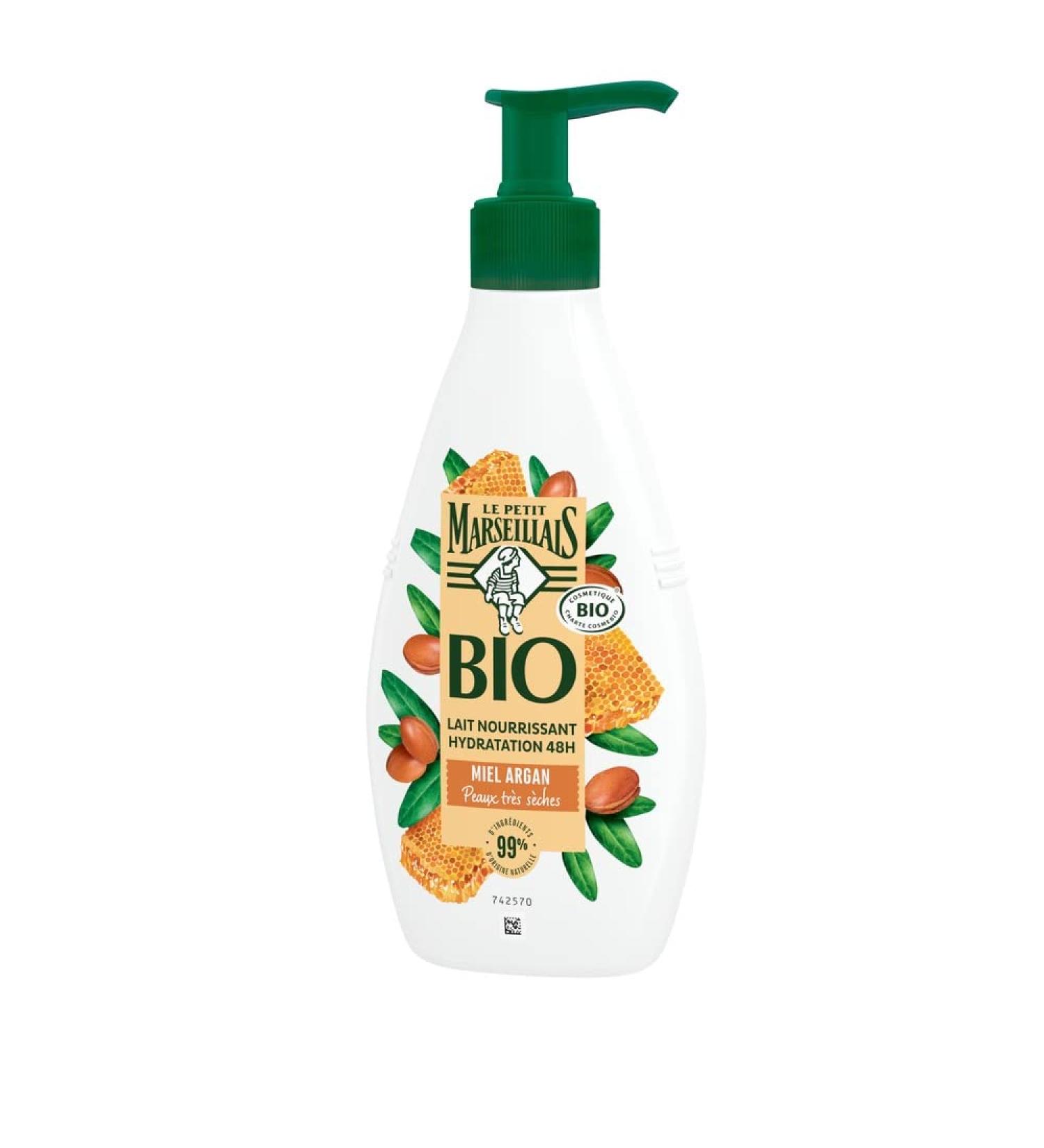 Le Petit Marseillais Moisturising Body Milk Organic Honey Argan 250 ml