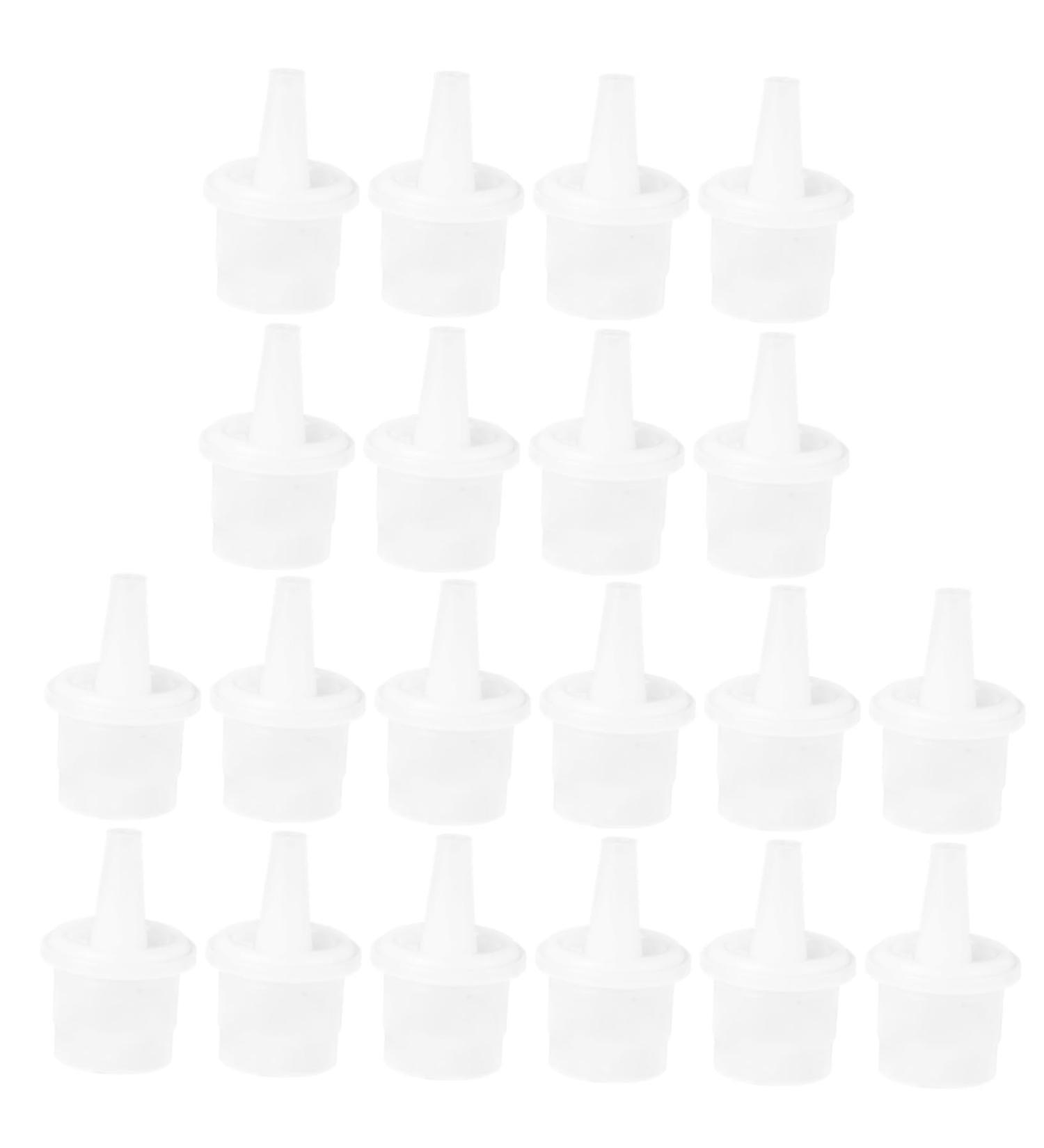 20pcs Glue Lash Tool Tools Grafted Mascara Replacement Plastic Bottle Miss Bottle Cap Universal - Buy Online on GoSupps.com