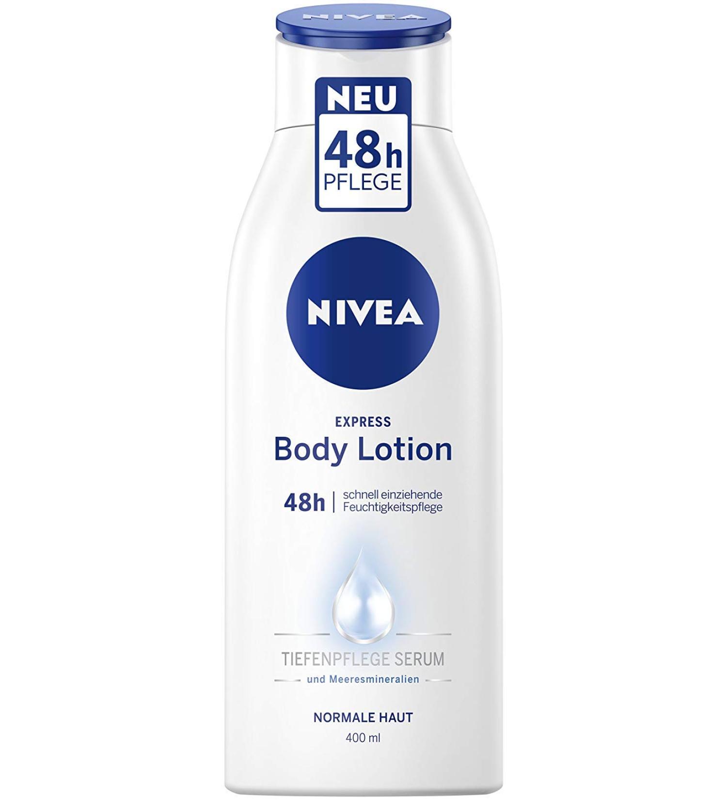 NIVEA Express Body Lotion 400ml - Fast Absorbing Moisturizer for Soft Skin | International Shipping Available - Buy Online on GoSupps.com