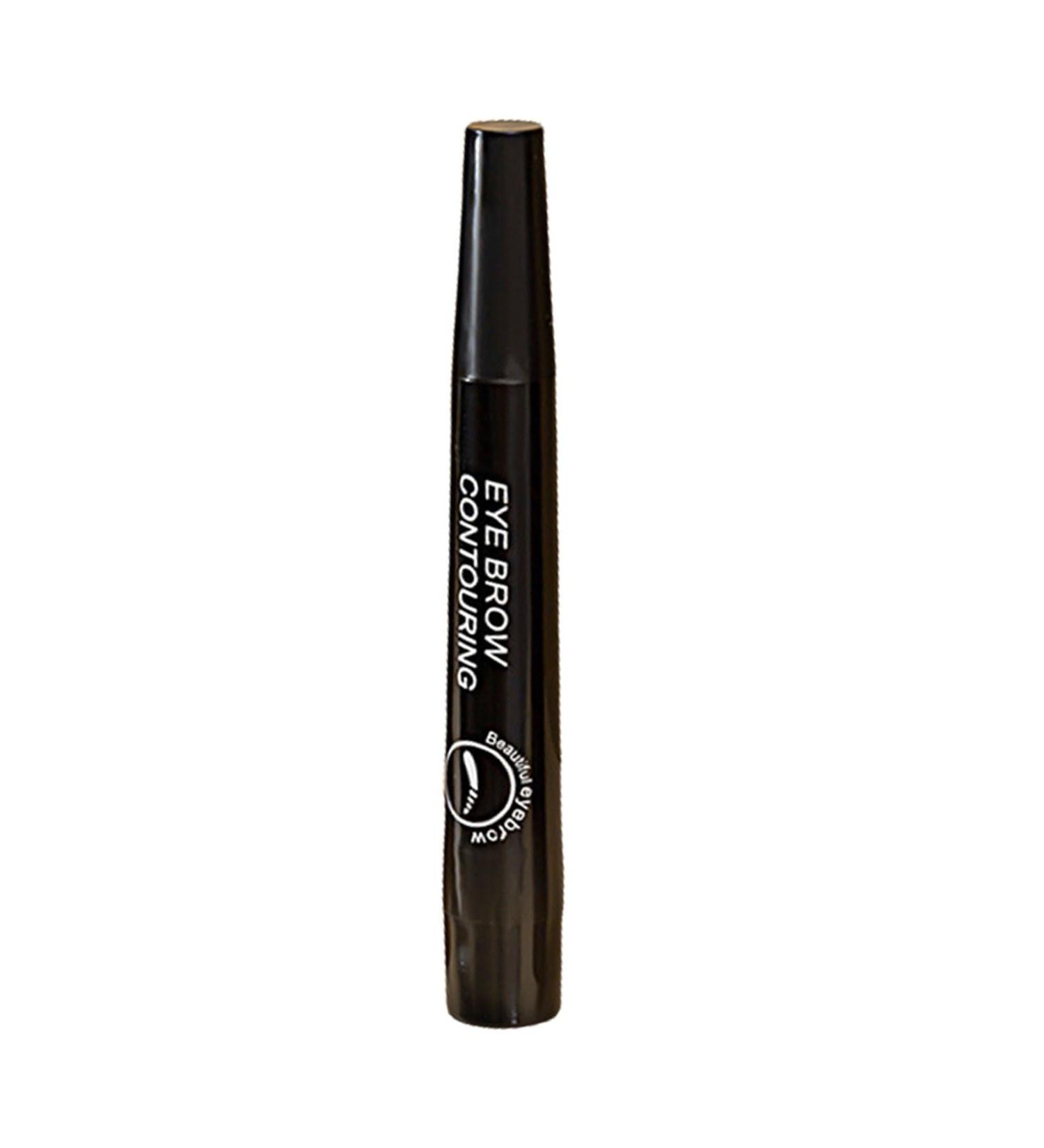 Eyebrow Pen Eye Brow Pencils for Women with 4-Fork-Tip Create Natural Hair-Like Brows Microblading Eyebrow Pen (Black) - Buy Online on GoSupps.com