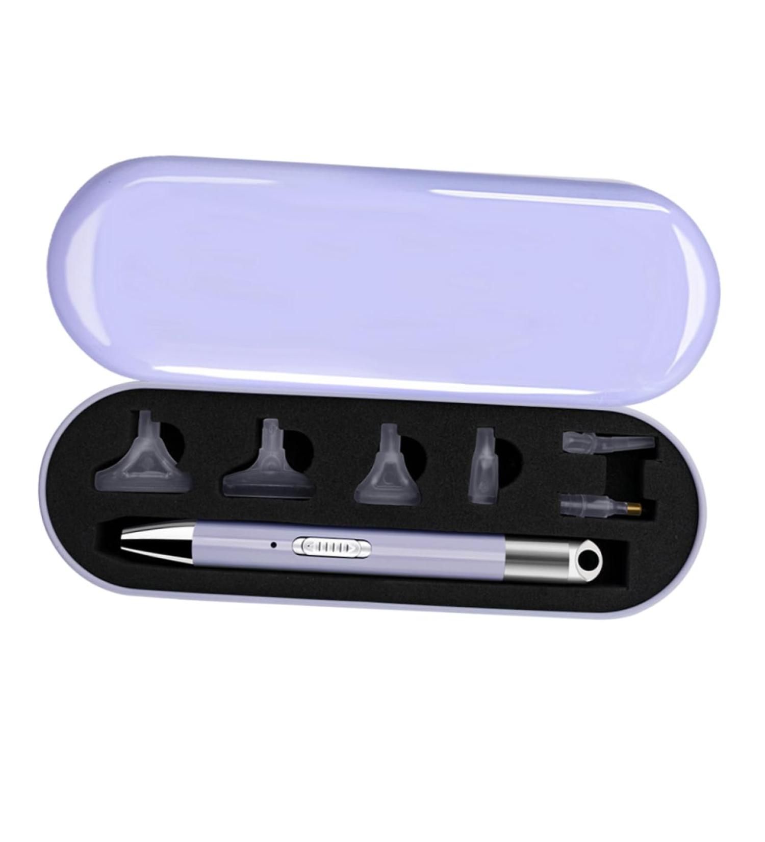 Healeved 1 Box Nail Art Glow Drill Pen Nail Beauty Supplies Chin Strap Football Nail Dotting Pen Manicure Art Pen Nails Tools Rhinestone Tool Crystal Purple Rhinestones Plastic Diamond 12.5x1.5cm Purple - Buy Online on GoSupps.com