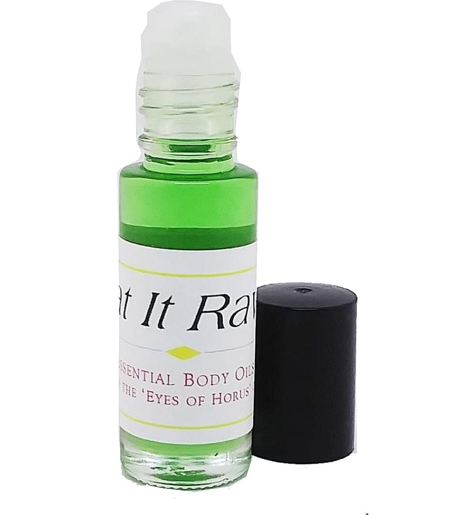 Eat It Raw Scented Body Oil Fragrance Roll-On - Green - 1/8 oz. - ID#5039 0.13 Fl Oz (Pack of 1)