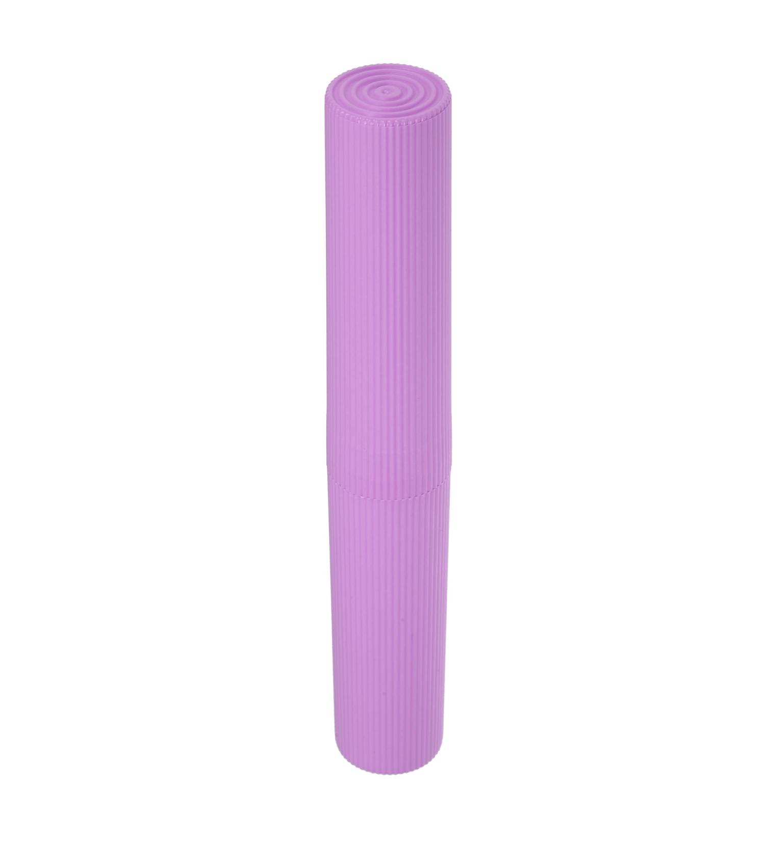 Buy VOCOSTE Vertical Stripe Toothbrush Case - Travel-Sized Plastic Holder for Business & Personal Use | Purple 7.87 x 1.18 - Buy Online on GoSupps.com