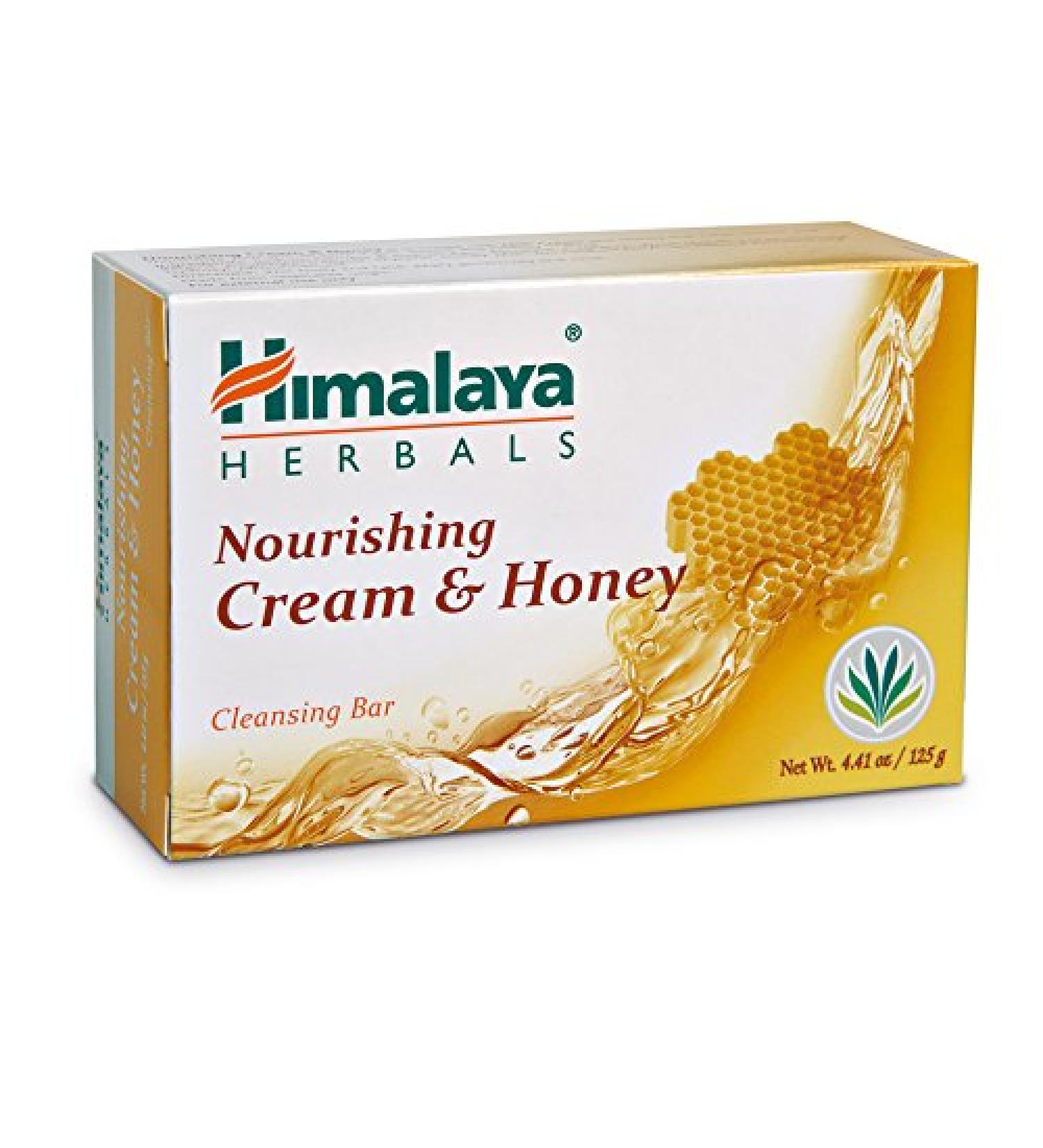 Himalaya Herbal Healthcare Nourishing Cream and Honey Cleansing Bar 4.41 oz - Pack of 1 - Buy Online on GoSupps.com