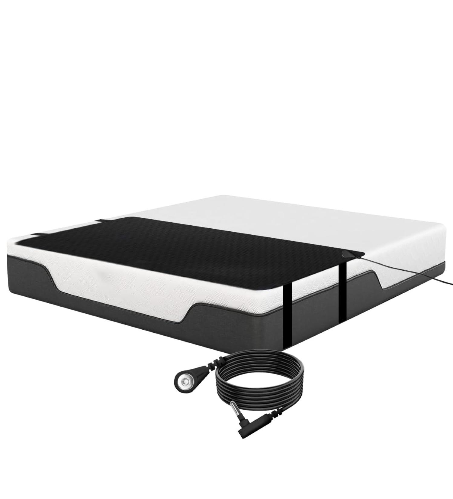 Losuvero Grounding Mat - Breathable Grounded Mattress Pad 68.6x198.1 cm | 100% Conductive Carbon Cover Cushion for Better Sleep - Buy Online on GoSupps.com
