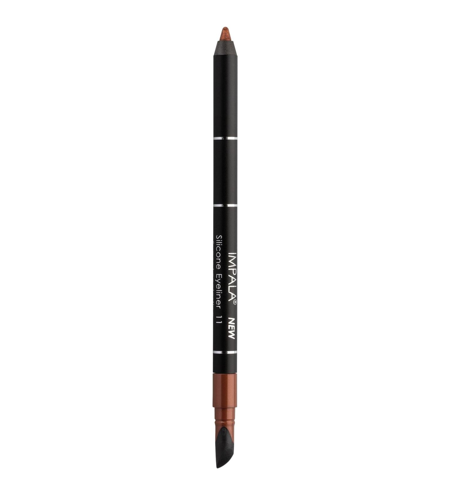 IMPALA Waterproof Eyeliner No. 11 Brown Glitter | Defined Line or Smudged Effect | Creamy Texture | Long-Lasting & Water-Resistant - Buy Online on GoSupps.com