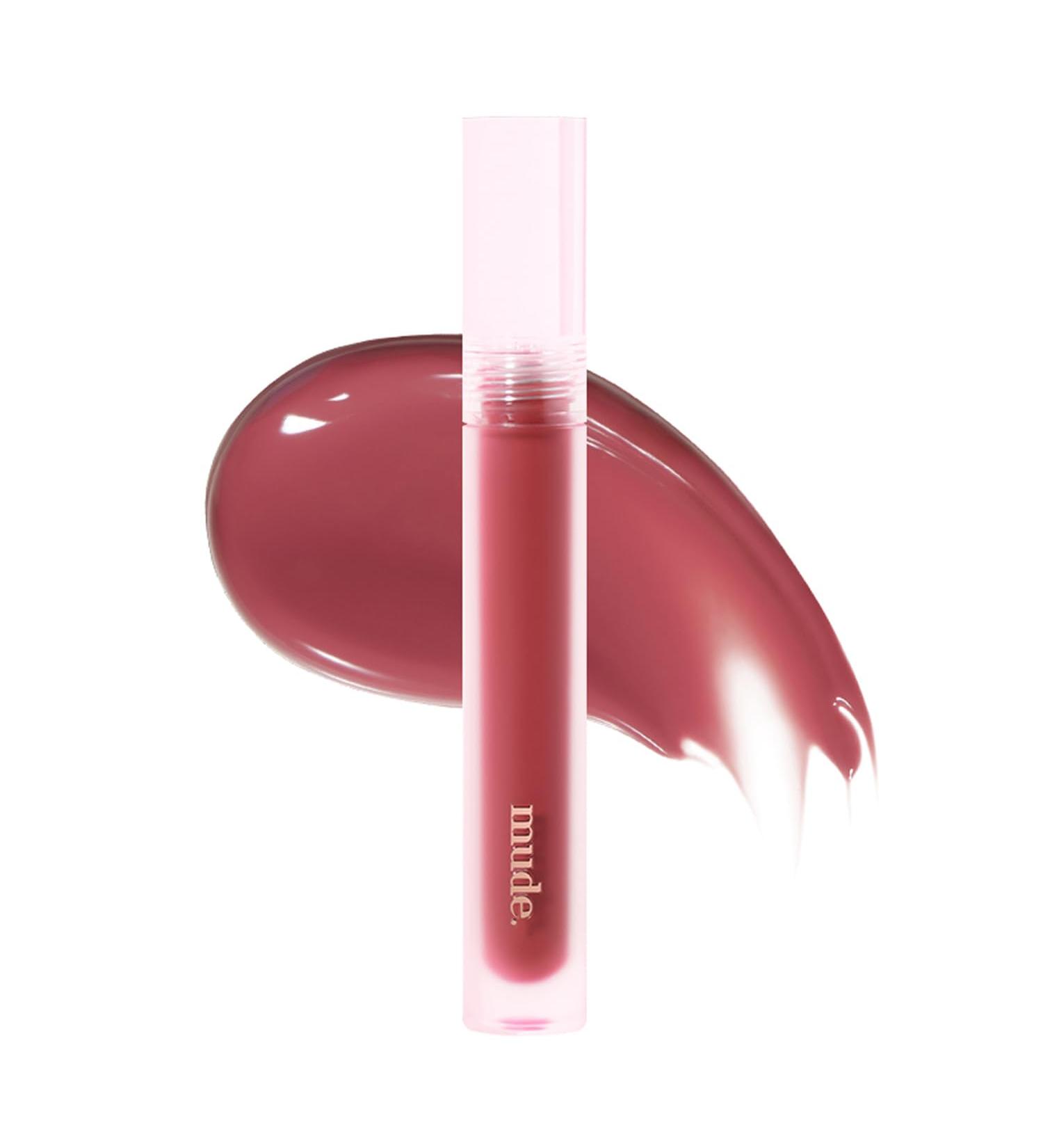 Mude Glac Lip Tint 06 Mauve - Long-Lasting Liquid Stain | Buildable Glossy Finish for Juicy Lips | K-Beauty & K-Cosmetics | International Shipping - Buy Online on GoSupps.com