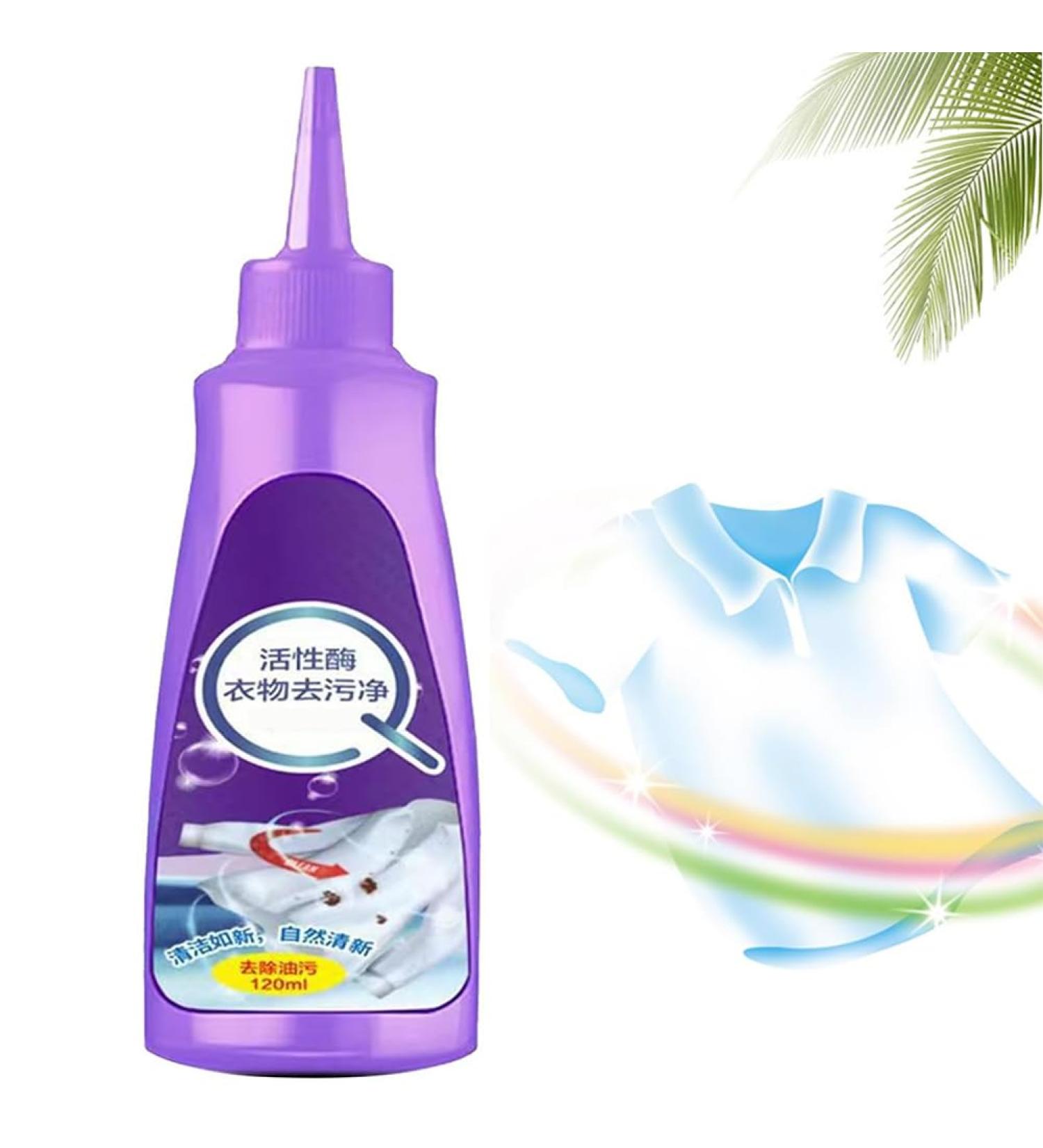 Active Enzyme Laundry Stain Remover - White Shirt Guardian Active Enzyme Laundry Stain Remover Garment Stubborn Stain Cleaner Oil Remover Clothing Quick Laundry Dry Cleaner (1PC) - Buy Online on GoSupps.com