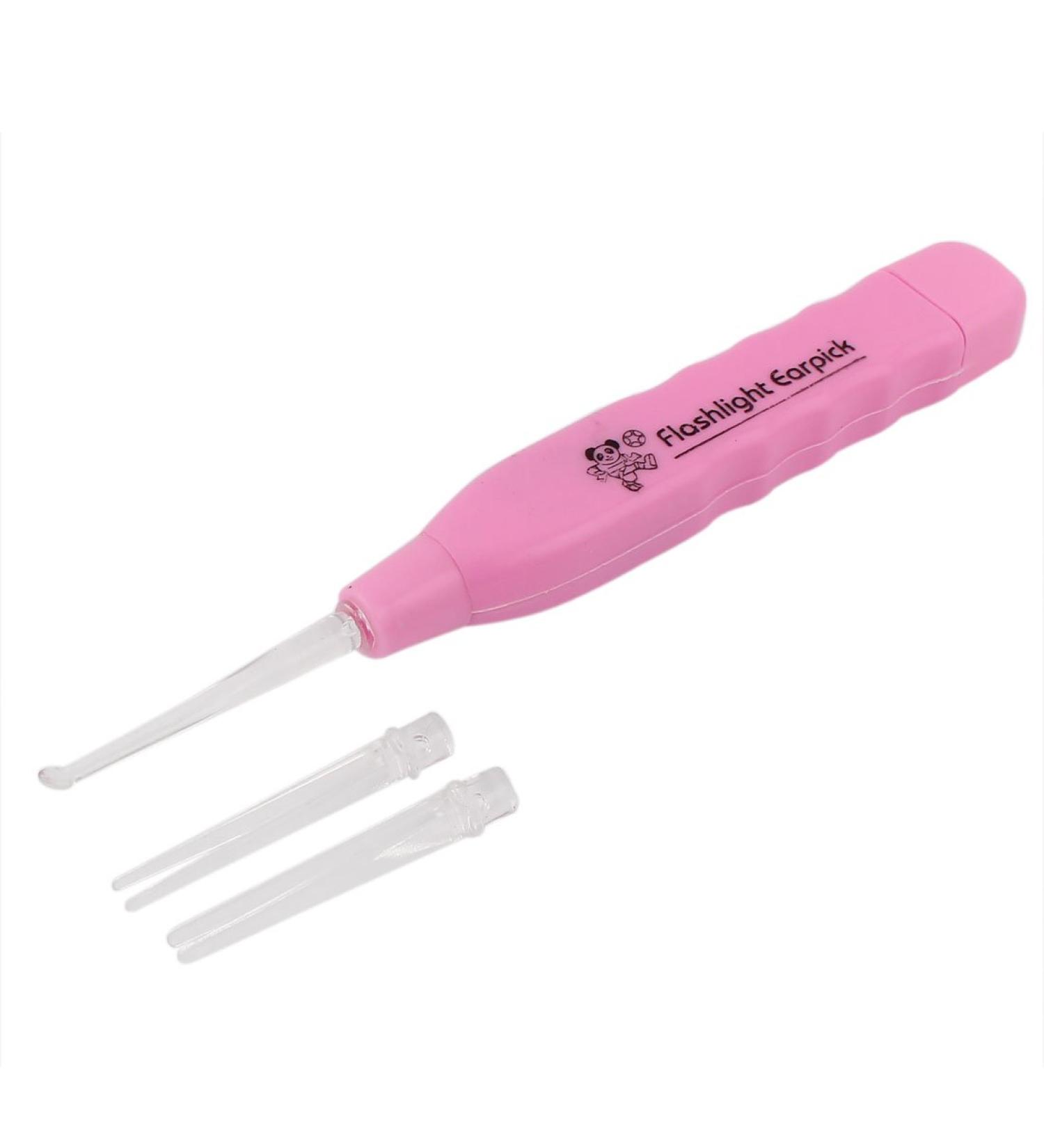 Qtqgoitem Anti-Handle LED Earwax Remover Earpick 3 in 1 Pink - Model 11d dd9 5d0 a86 468 - Buy Online on GoSupps.com