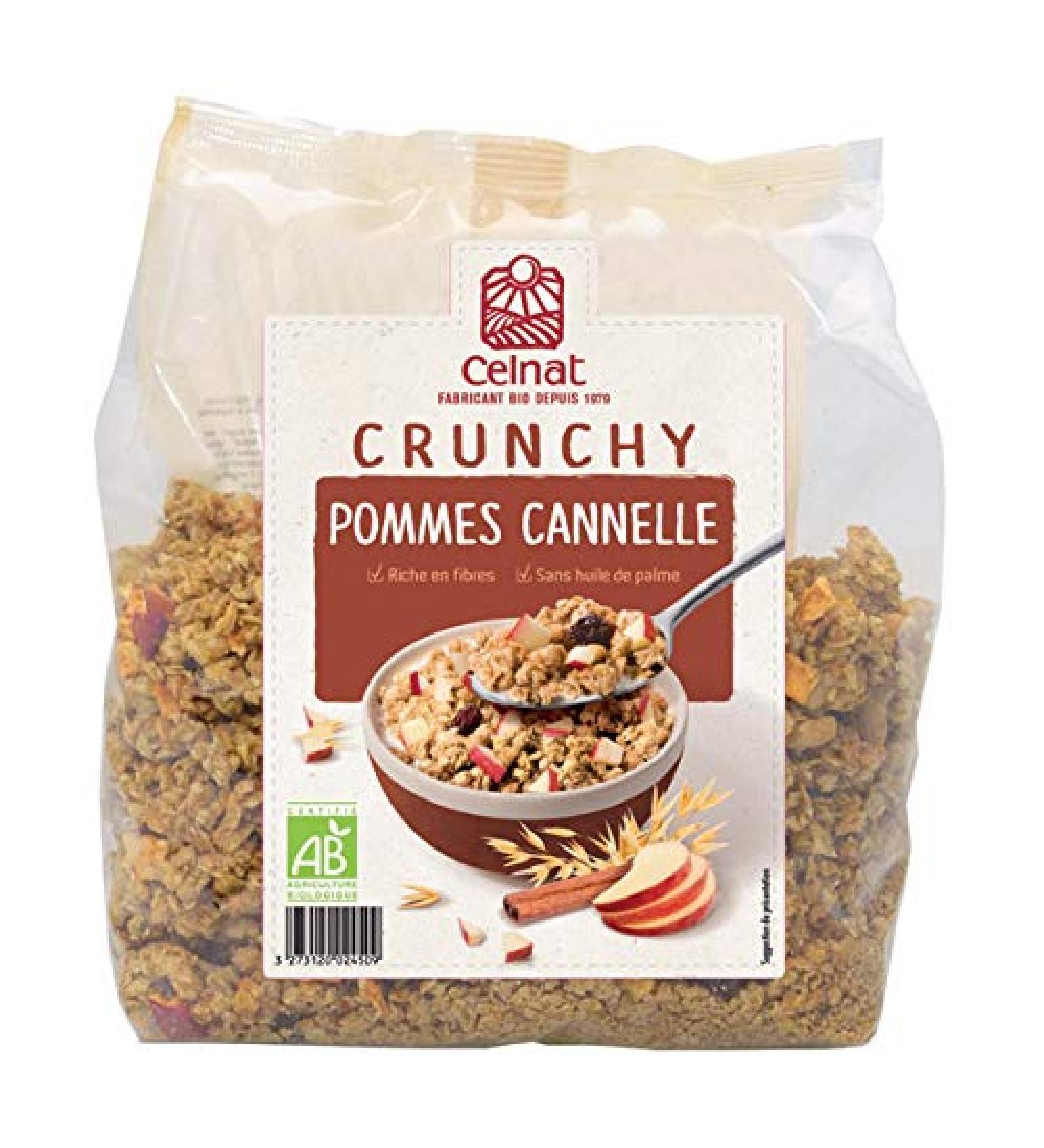Celnat - Organic Crunchy Apples Cinnamon - 500G - Unit - Buy Online on GoSupps.com