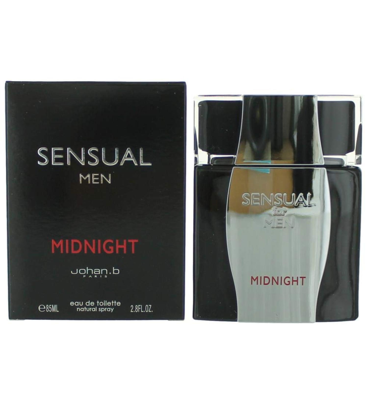 Sensual Midnight FOR MEN by Johan B. Paris - 2.8 oz EDT Spray