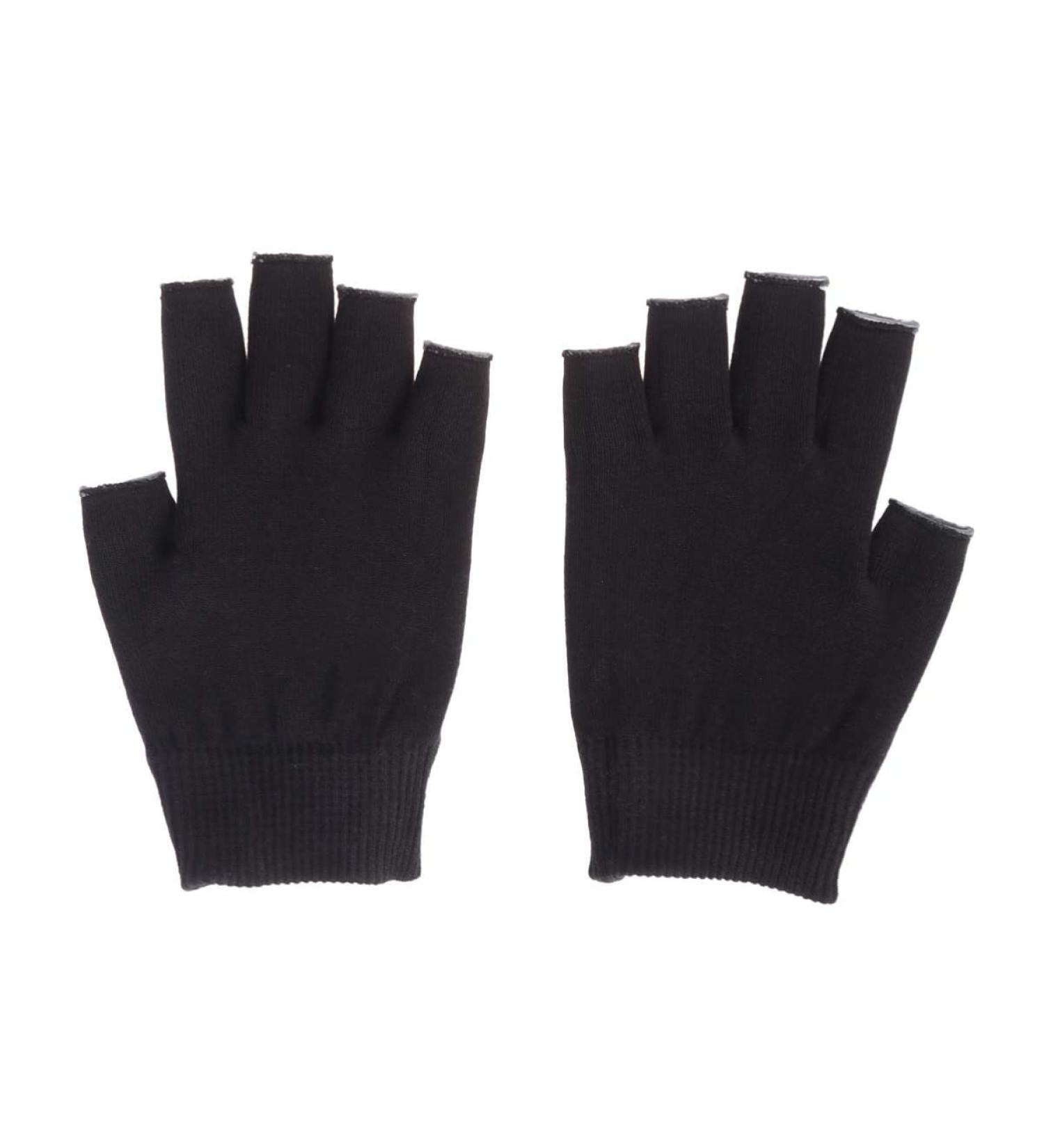 minkissy 1 Pair Black Fingerless Gloves Black Gel Spa Gloves Mositurizing Fingerless Glove Whitening Glove Mositurizing Glove Hydrating Glove Gel Gloves Apparel Moisturizing - Buy Online on GoSupps.com