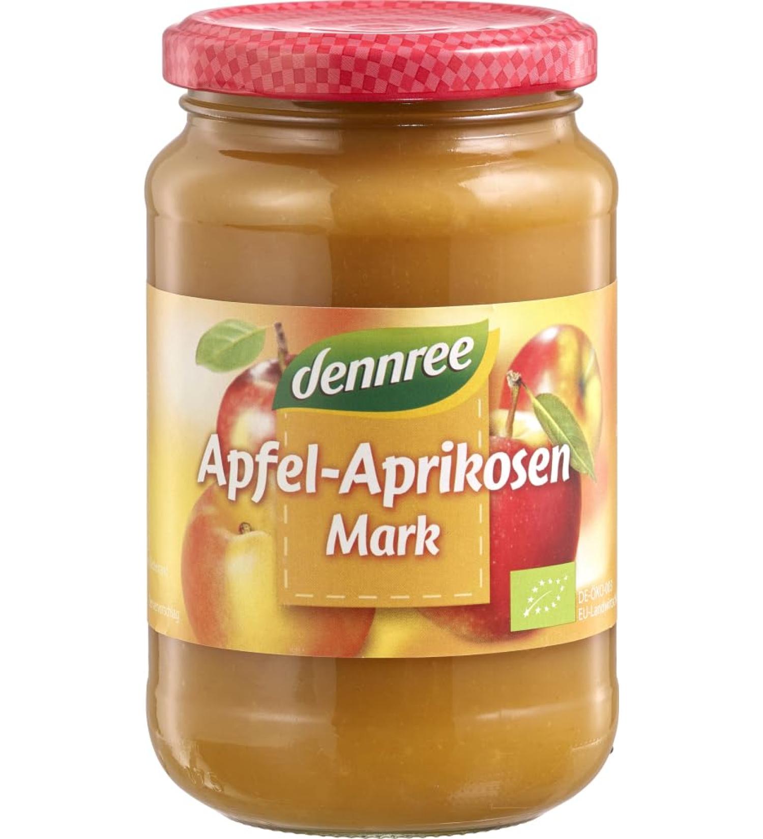 dennree Organic apple and apricot mix (2 x 360g)