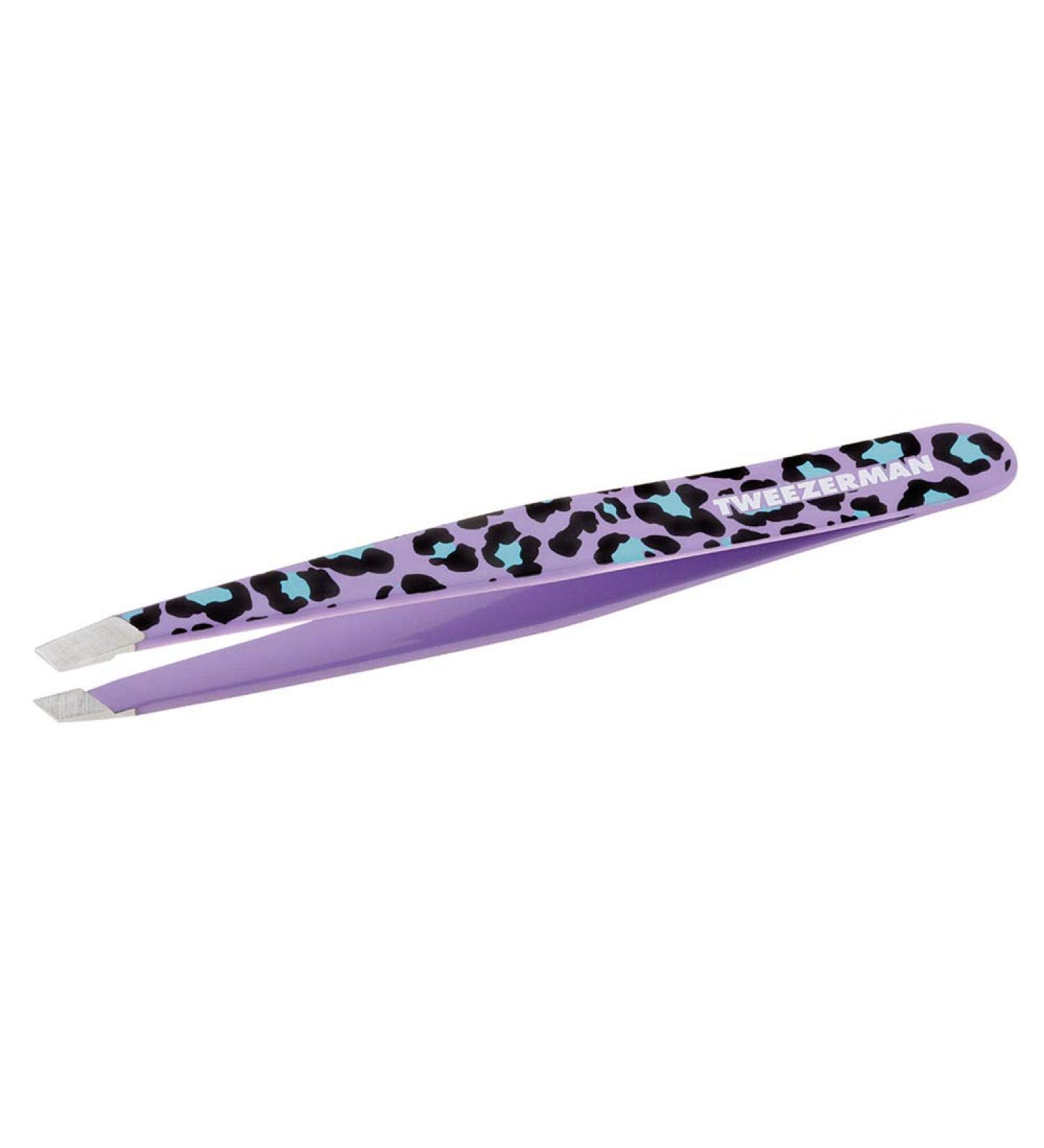 Tweezerman Slant Tweezer - Animal Print | Precision Hair Removal Tool - Buy Online on GoSupps.com
