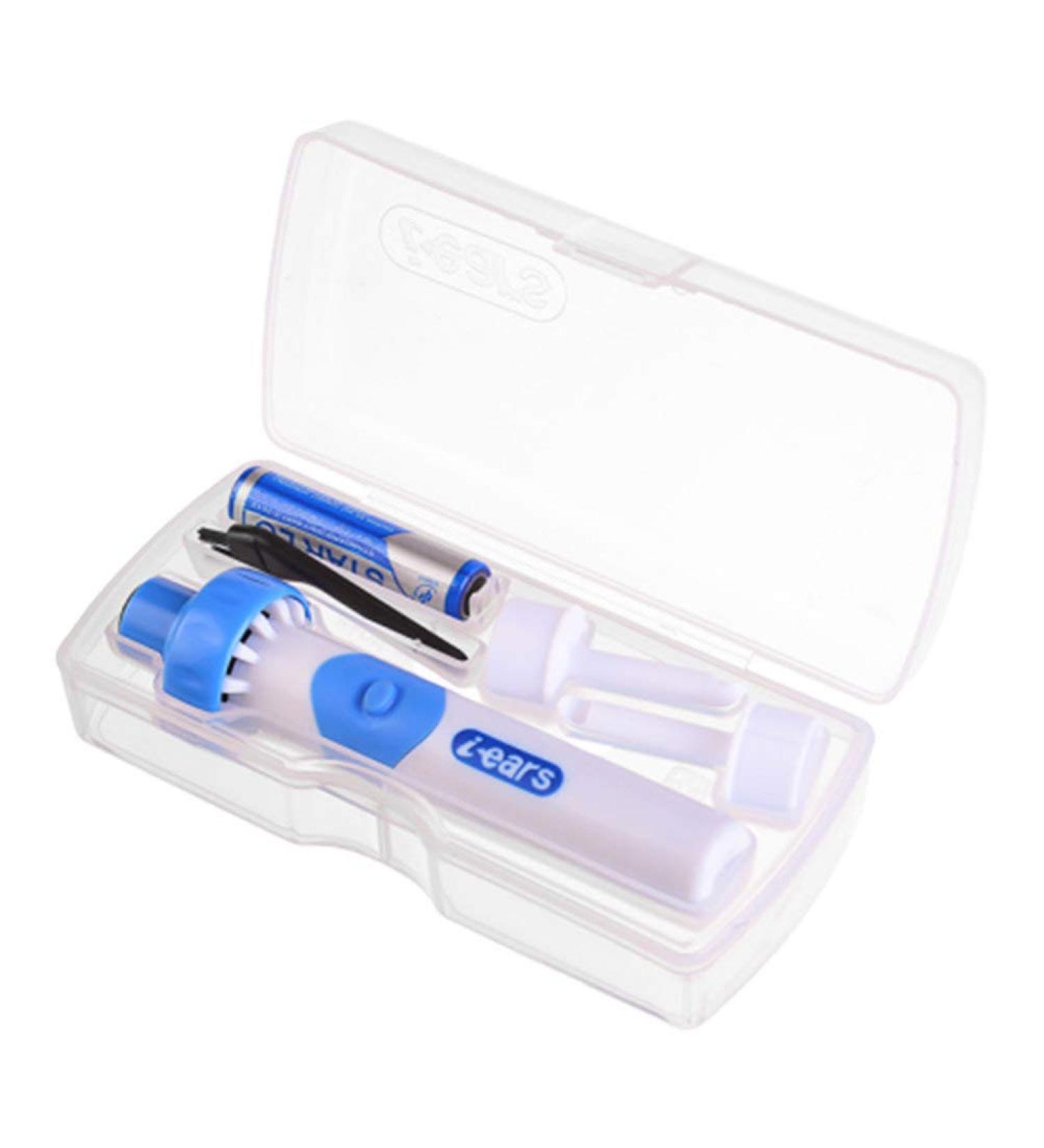 Electric Ear Cleaner - Automatic Ear Wax Remover & Suction Device for Adults - Home & Kindergarten Earwax Cleaning Tool (Blue) - Buy Online on GoSupps.com