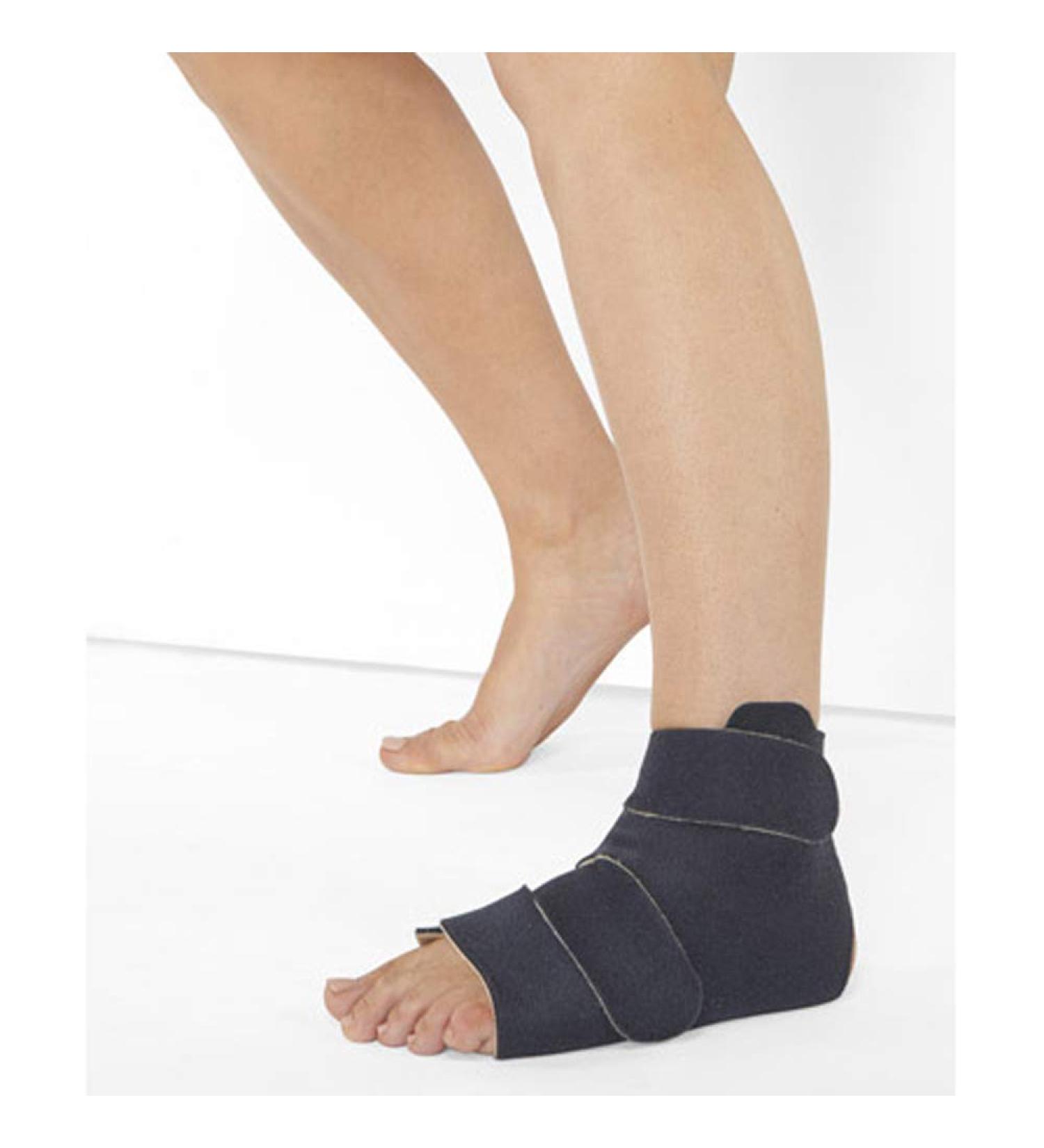 Juzo Reversible Versatile Support 30-60mmHg Ankle Compression Wrap M Black