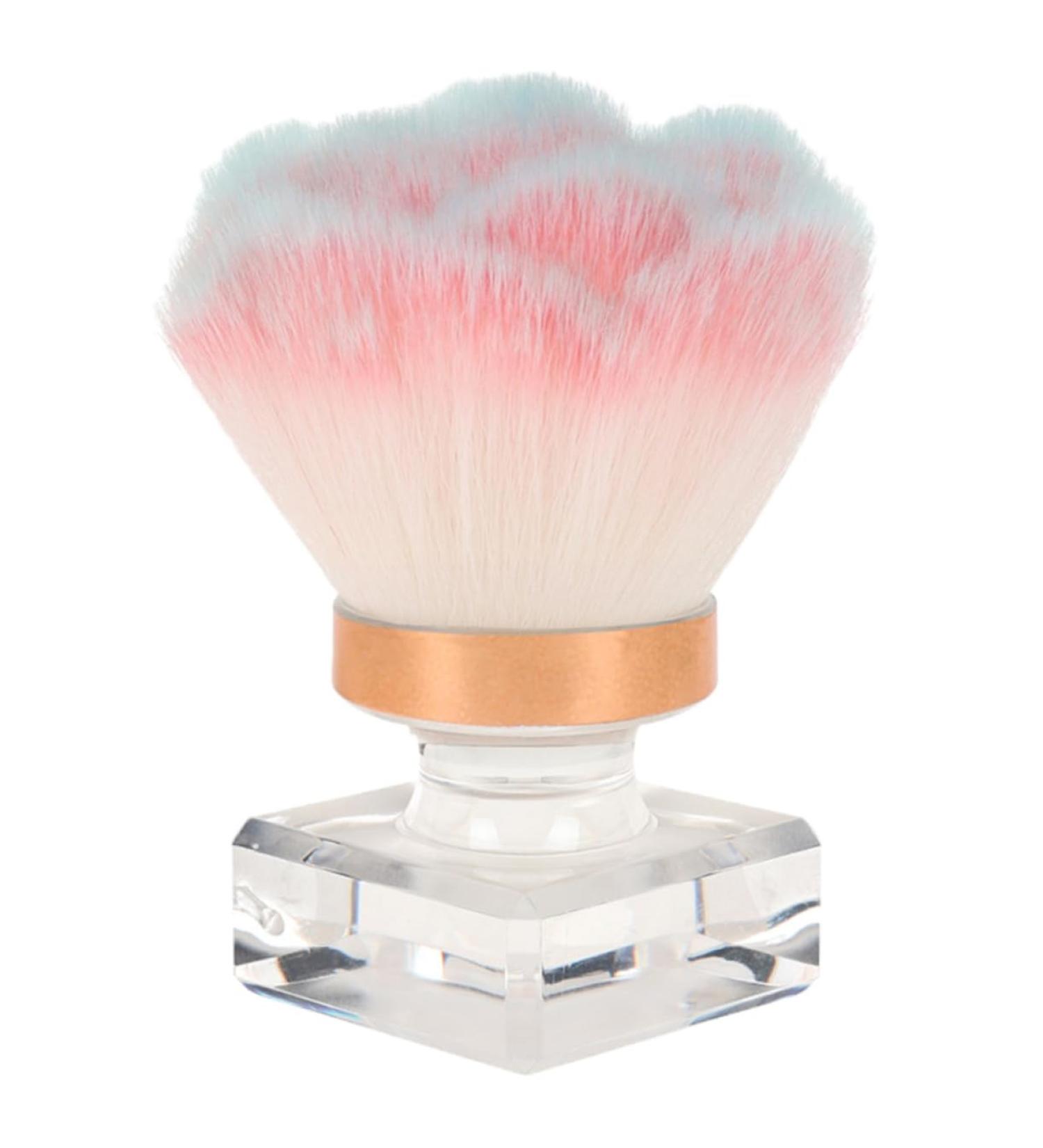 minkissy Nail Dust Brush Rose-shaped Nail Powder Brush Single-branch Loose Powder Blush Brush (rose-gradient Powder Foundation Makeup Abs Blusher Powder Foundation Brush - Buy Online on GoSupps.com