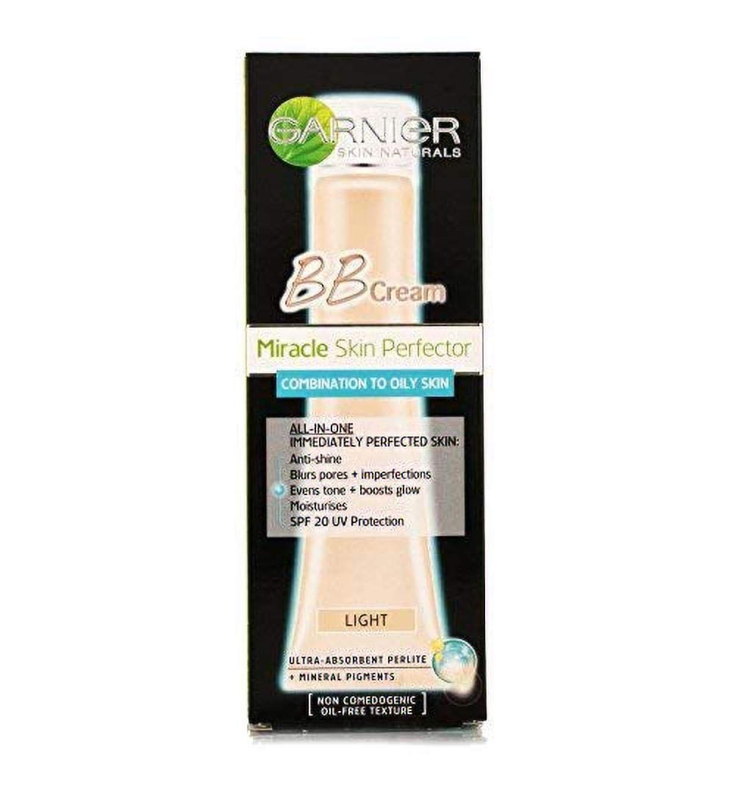 Garnier BB Cream Oil-Free Tinted Moisturizer SPF 20 40ml - Mattifying, Pore-Reducing Formula for Combination and Oily Skin - Buy Online on GoSupps.com
