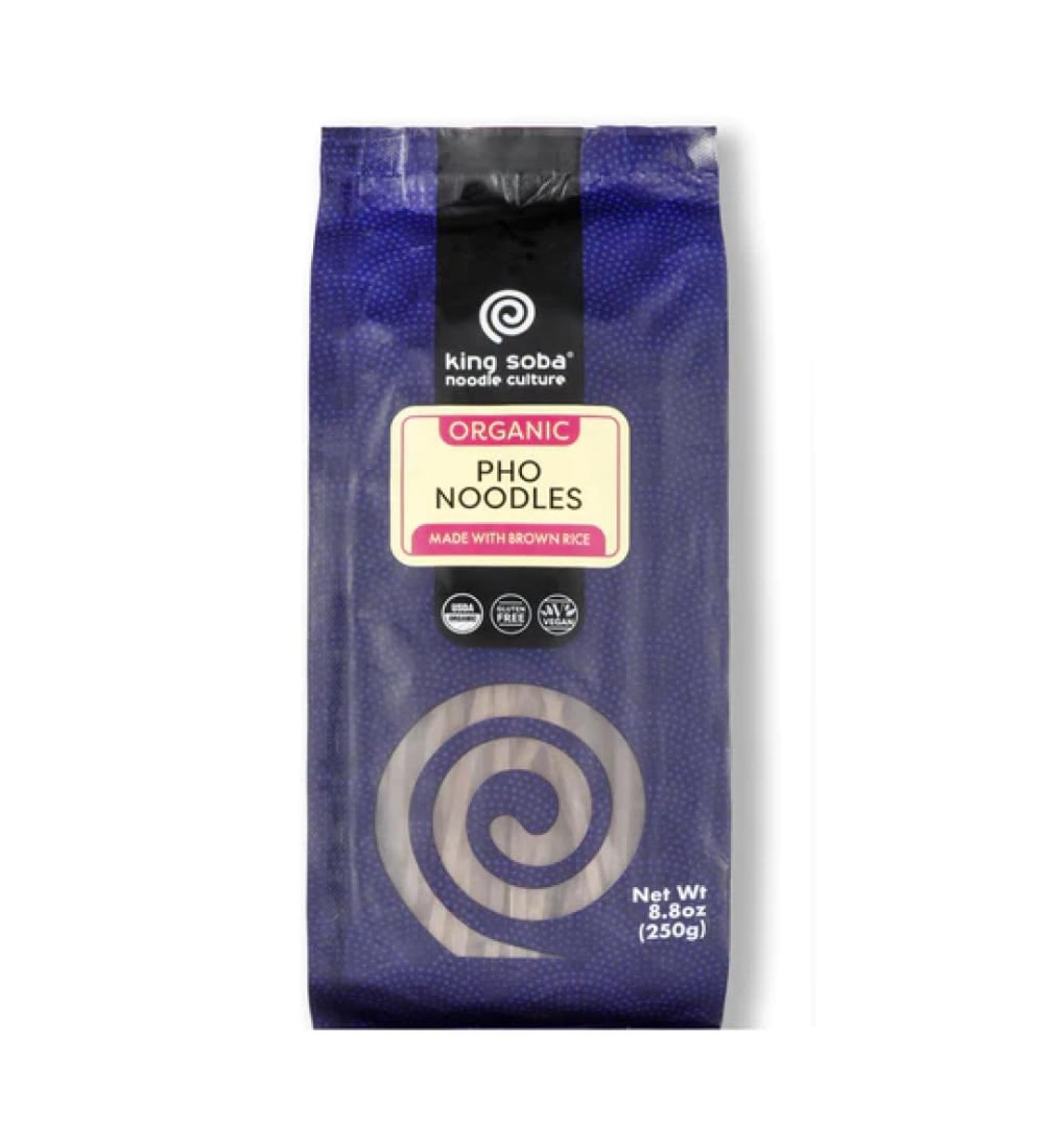King Soba Organic Pho Noodles Brown Rice 250g (Pack of 1) - Buy Online on GoSupps.com