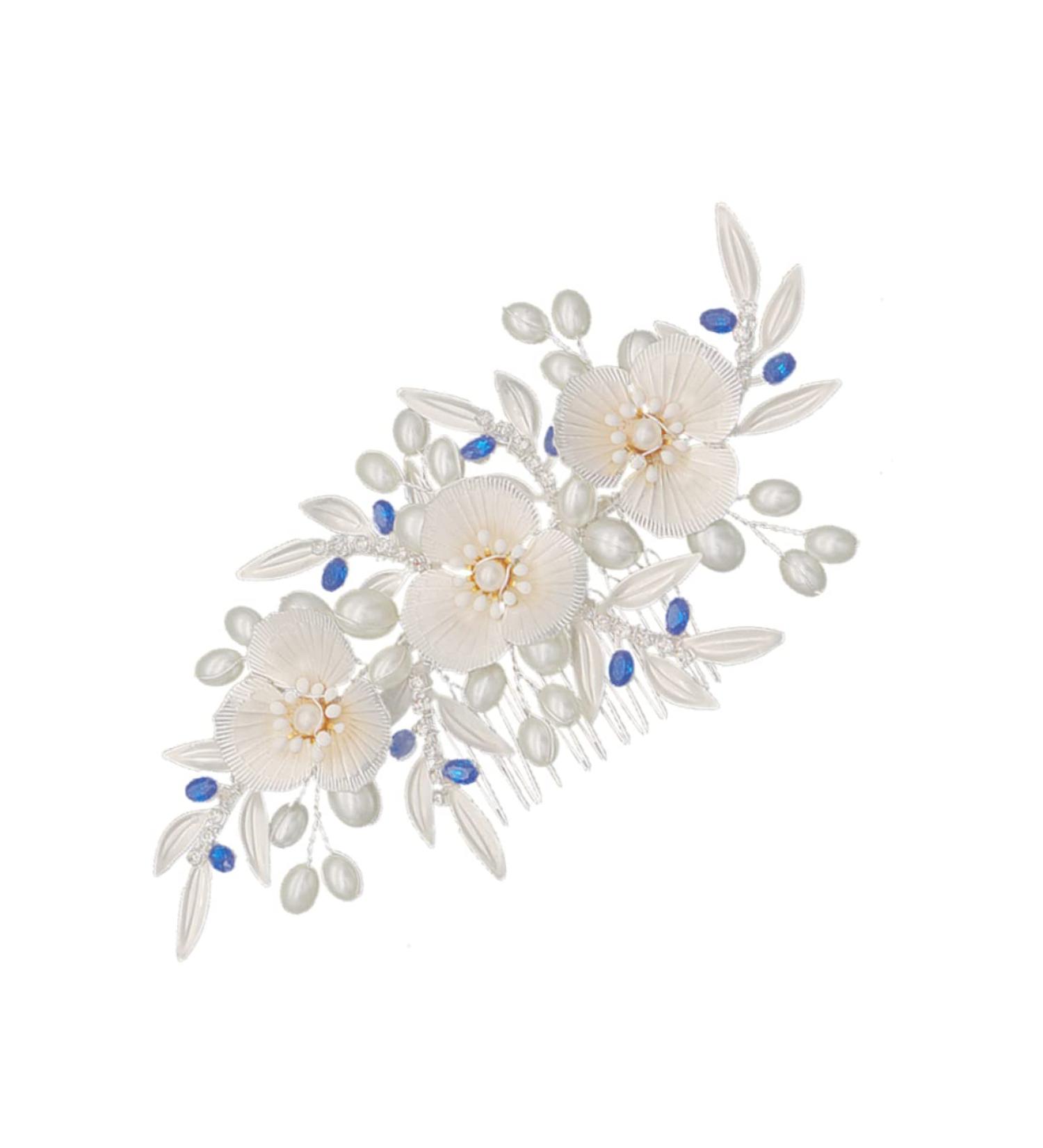 FRCOLOR Wedding Hair Clip Bridal Hair Clip Bridal Hair Accessory Flower Bridal Comb Vintage Hair Comb Pearl Hair Comb Pearl Hair Pin Tiara Bridal Hair Comb Bride Petals Wedding Accessories - Buy Online on GoSupps.com