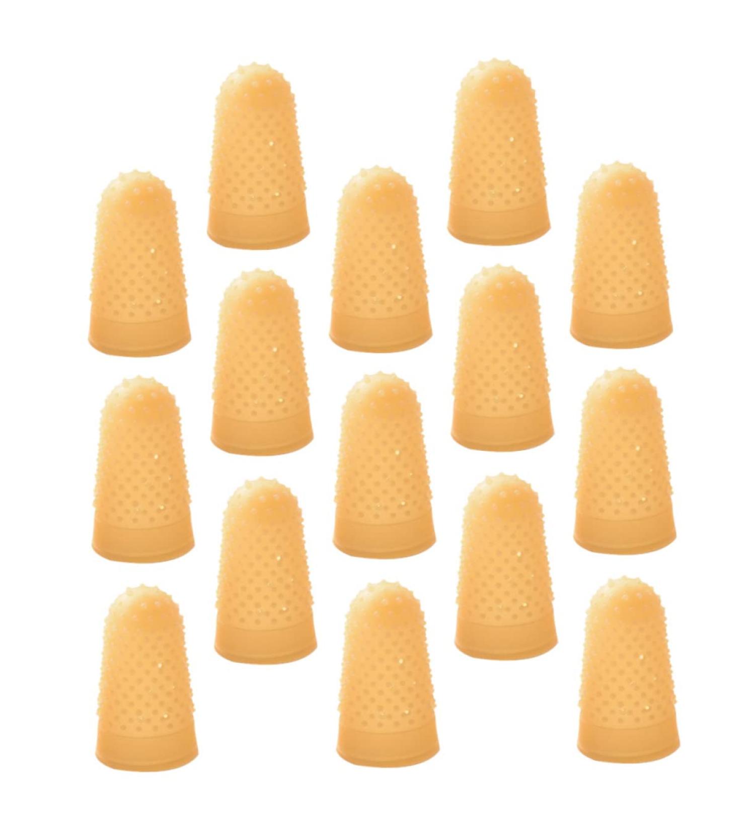 Buy Beaupretty 25pcs Pockmarked Finger Cots - Anti-Static Rubber Protection for Counting Guitar and More | International Shipping Available - Buy Online on GoSupps.com