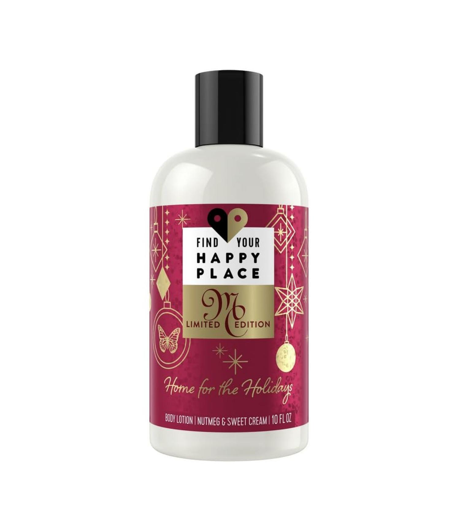 Find Your Happy Place Home for the Holidays Body Lotion Nutmeg & Sweet Cream 10 oz