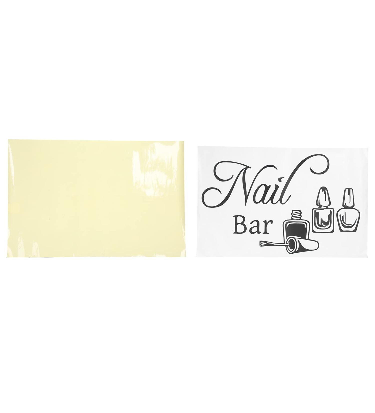 Nail Salon Wall Decoration Nail Salon Vinyl Wall Decal Self Adhesive Nail Salon Wall Shop Window Sticker Nail Art Manicure Decoration Sticker - Buy Online on GoSupps.com