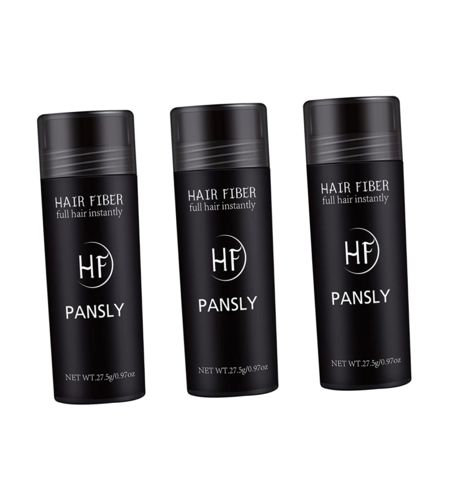 Outanaya 3 Pcs Hair Thickening Fibers Keratin Thickening Hair Fibres Hair Building Fibers Hair Fibers Black - Buy Online on GoSupps.com