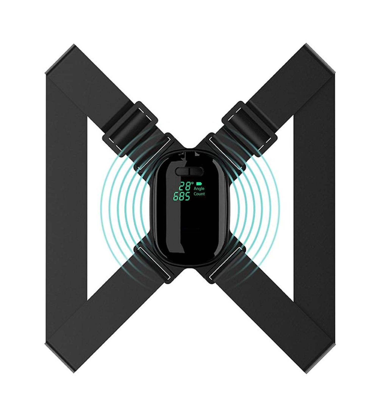TMXKOOK Adjustable Posture Corrector | Vibration Reminder for Back Alignment | Ideal for Men & Women | International Shipping Available - Buy Online on GoSupps.com