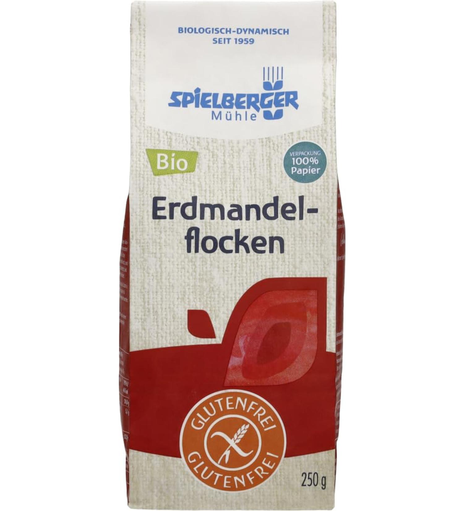 Spielberger AG Spielberger Organic glutenfree earth almond flakes 6 x 250 gr