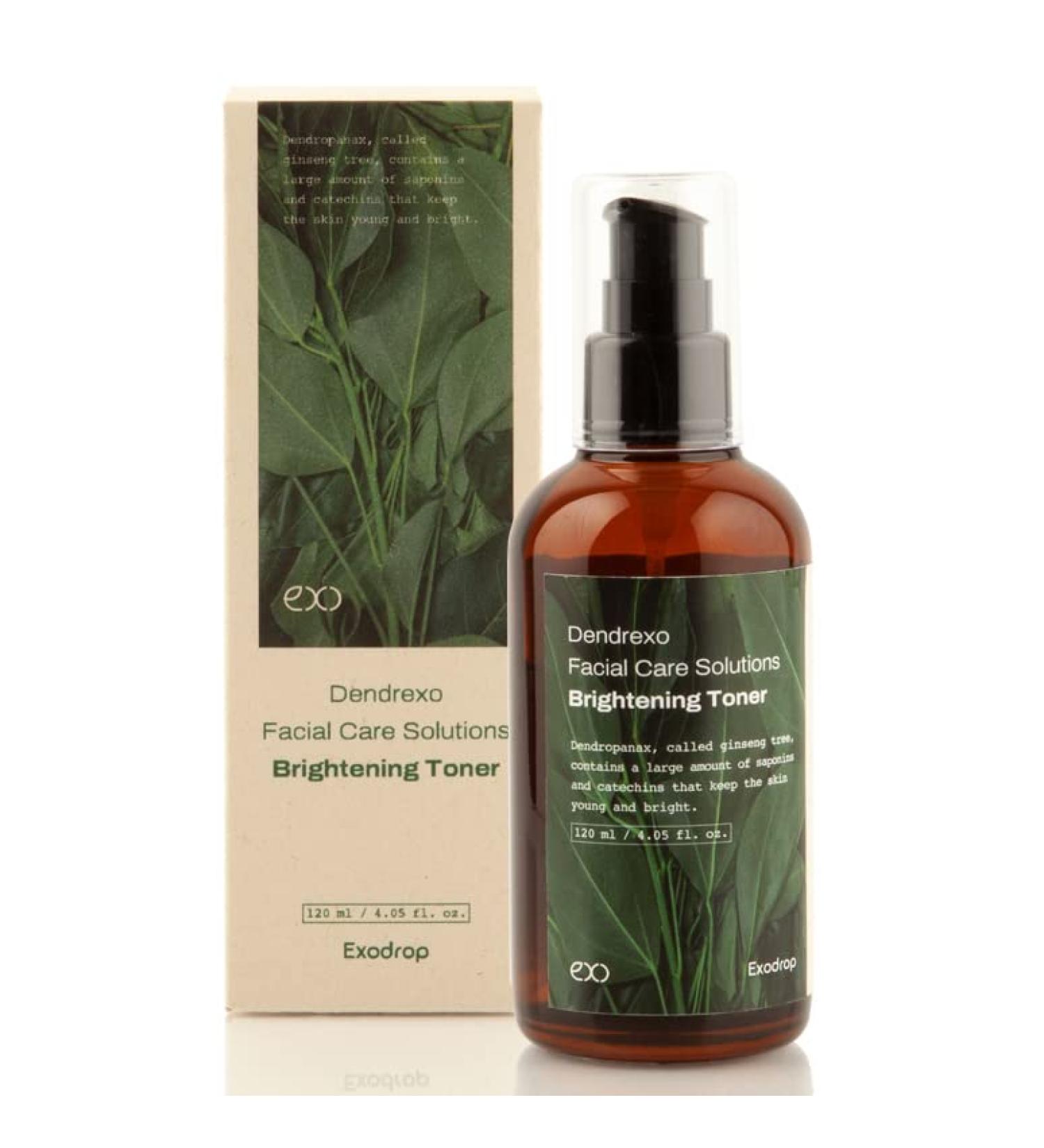 Exosome Toner - Clarifying & Moisturizing Ginseng Tree Exosome 100% Vegan Quick-Absorbing for All Skin Types | 4.05 Fl Oz - Buy Online on GoSupps.com