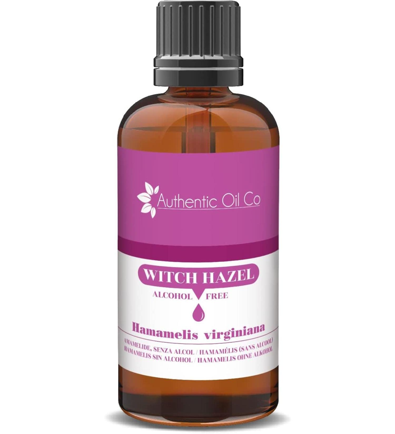 Witch Hazel Distilled Alcohol Free Cleanses Tones Anti-Bruises Aromatherapy and Skin Care 50ml 50 ml (Pack of 1)