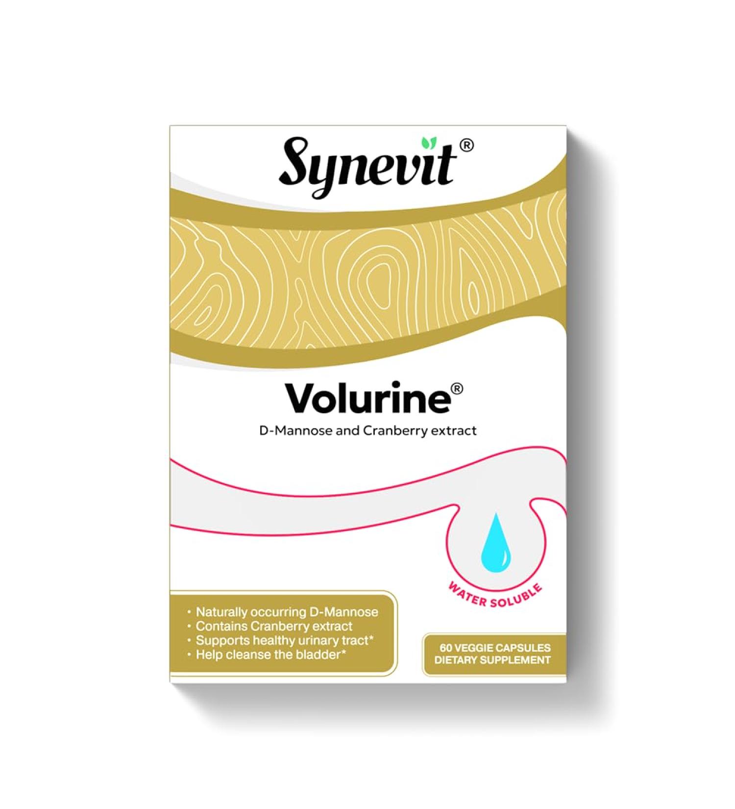 Volurine D-Mannose & Cranberry Complex for Urinary Tract Health | 30 Capsules - Buy Online on GoSupps.com