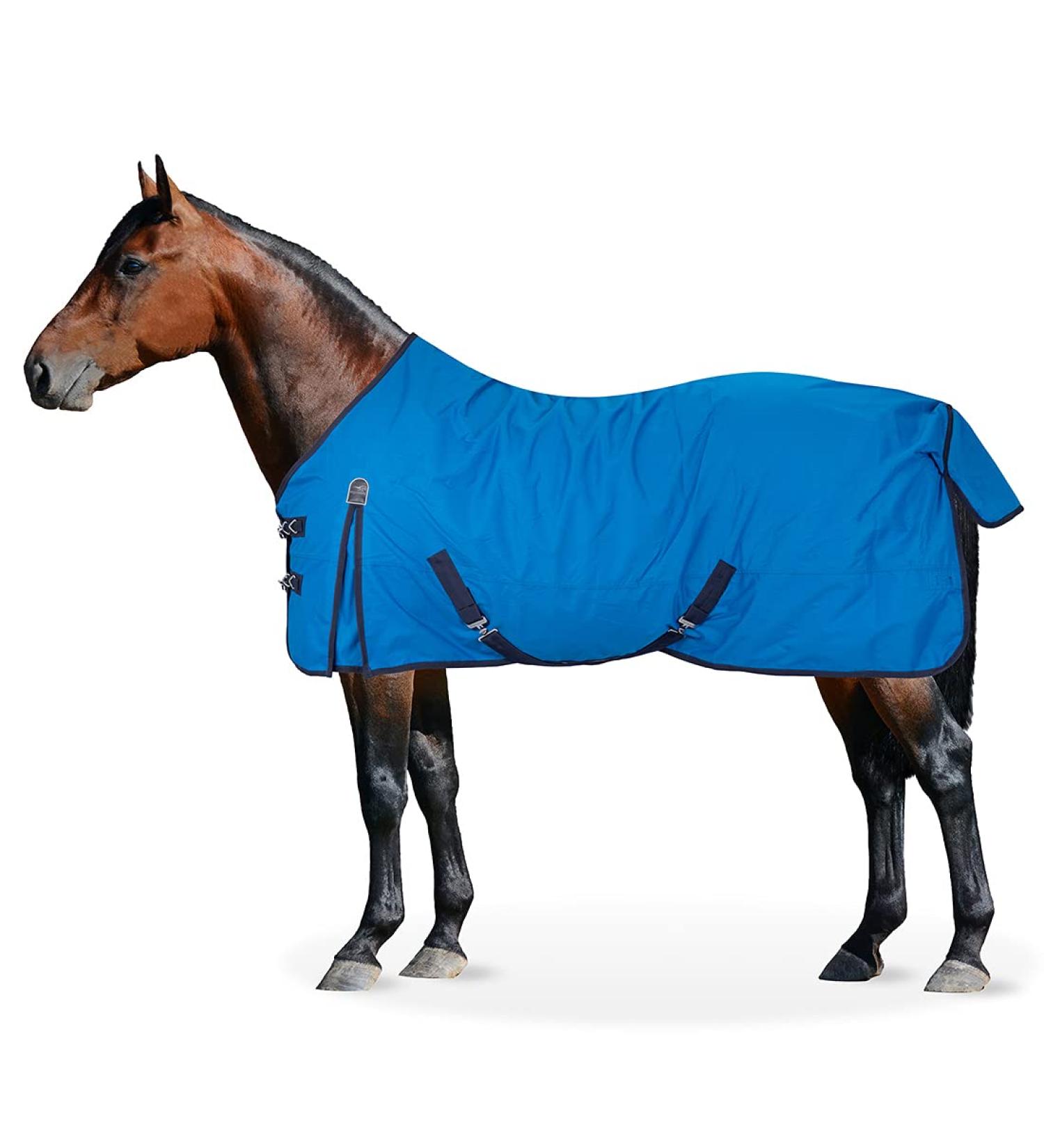 Equinate Rain Blanket Springfield Turnout Blanket with Fleece 155cm Cobalt Cobalt 155cm