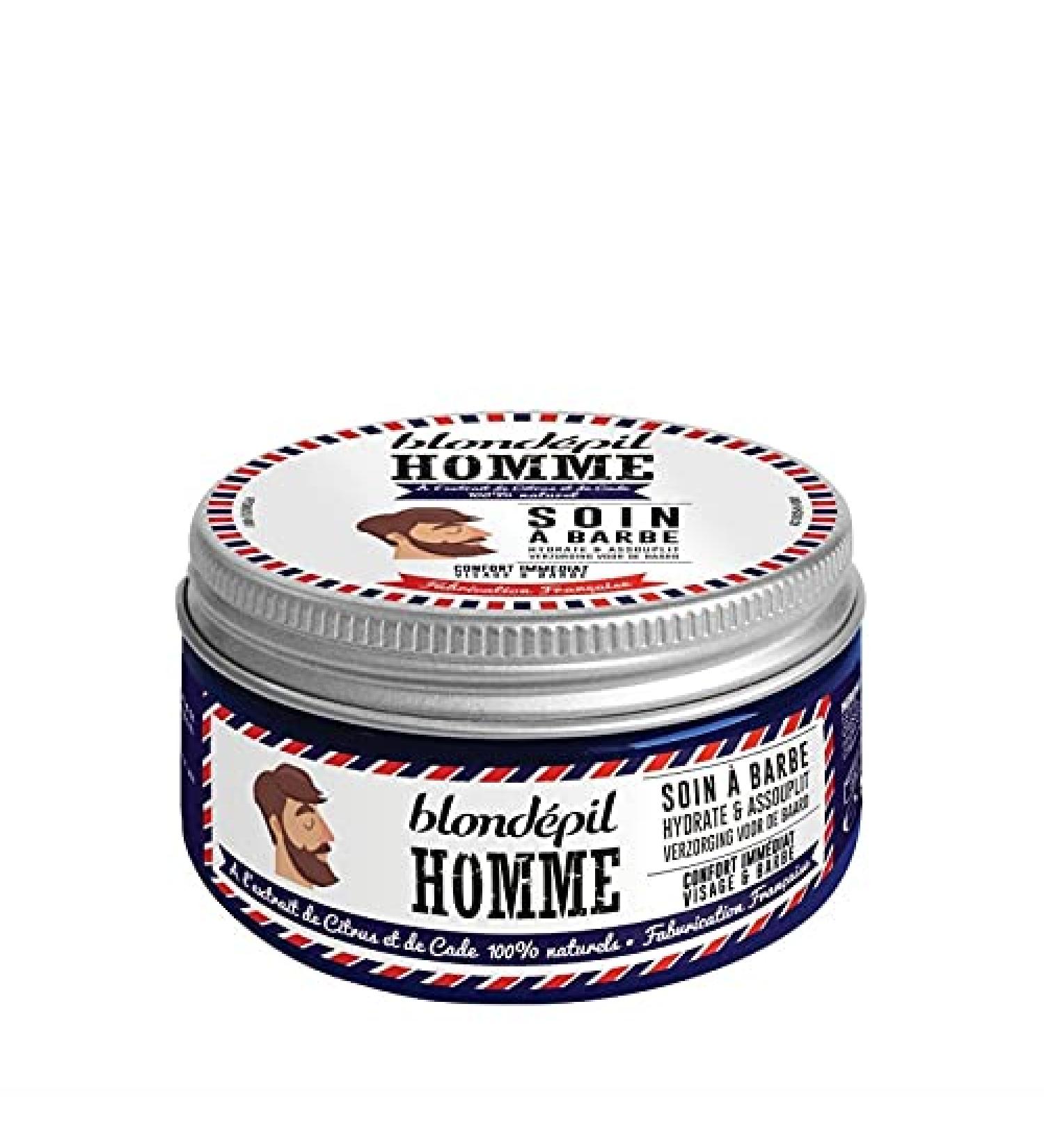 BLONDEPIL - Huile Barbe pour Hommes - Soin Naturel et Hydratant pour Barbe Douce et Brillante - 100 ml - Lot De 3 - Vendu Par Lot