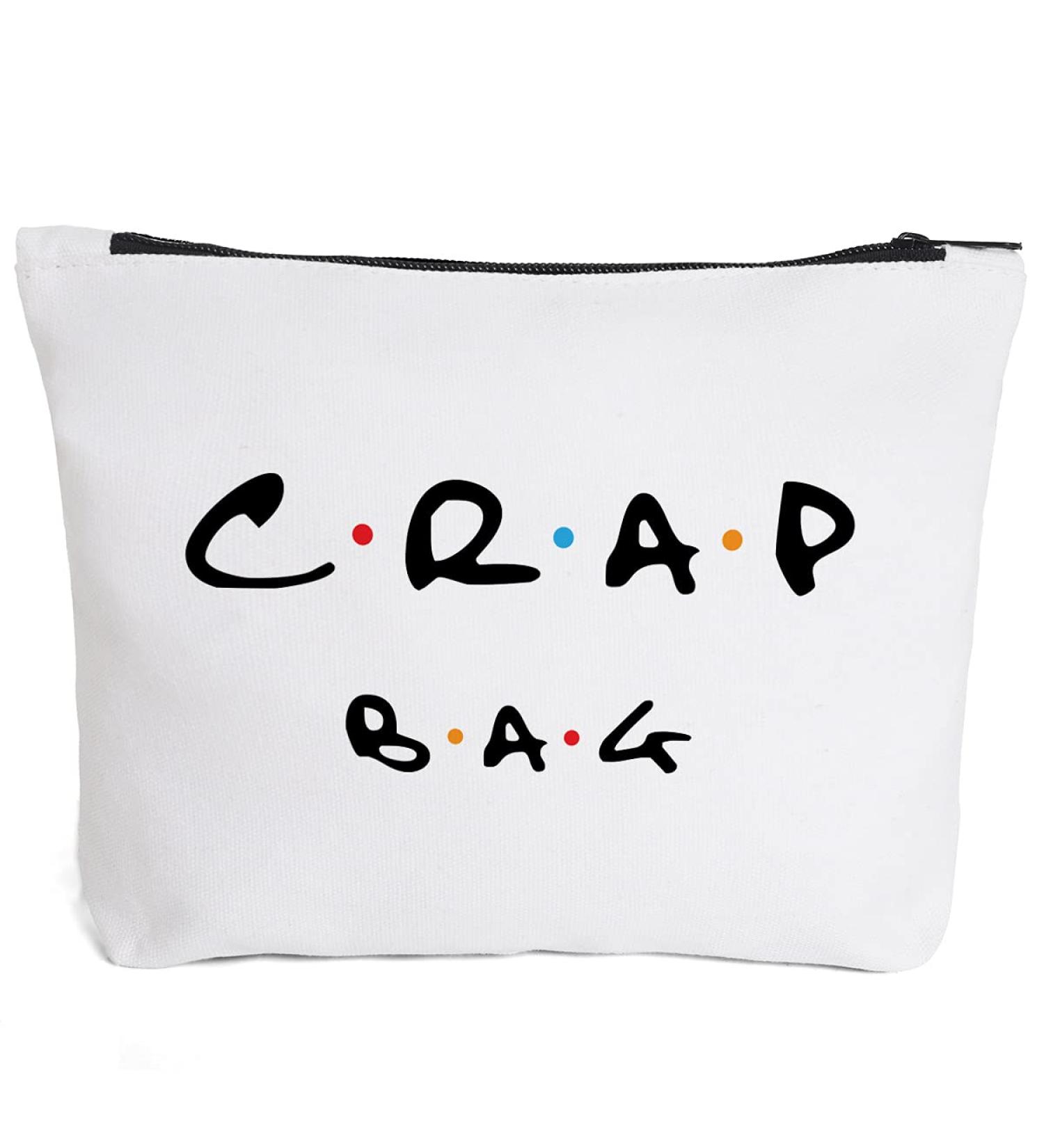 Friends Theme Natural Reusable Makeup Bag - Eco-Friendly Gift for Best Friends - Buy Online on GoSupps.com