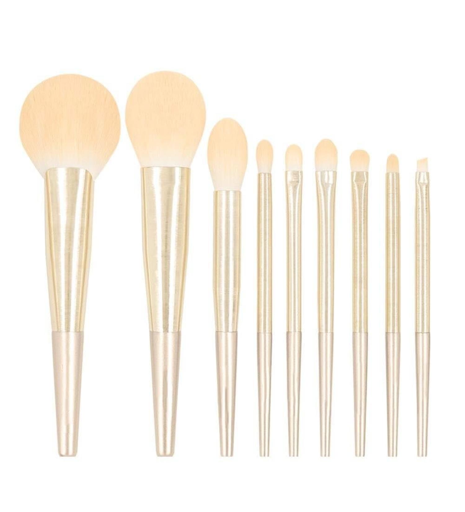 Makeup Brush 9 Pieces Soft Make up Tools Non-irritating Synthetic Fiber Bristles with Cosmetic Bag Brush Sets - Buy Online on GoSupps.com