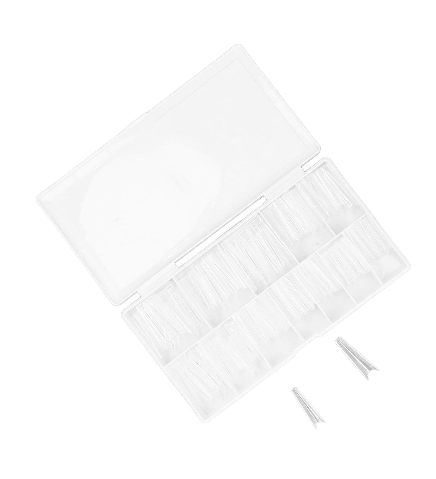 False Nail Tips Long Transparent False Nails Light Weight XXL for Christmas - Buy Online on GoSupps.com