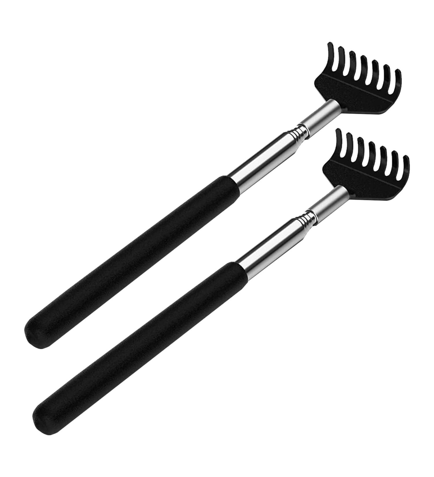 2-Pack Stainless Steel Extendable Back Scratchers for Friends & Family - Durable & Unbreakable - Buy Online on GoSupps.com