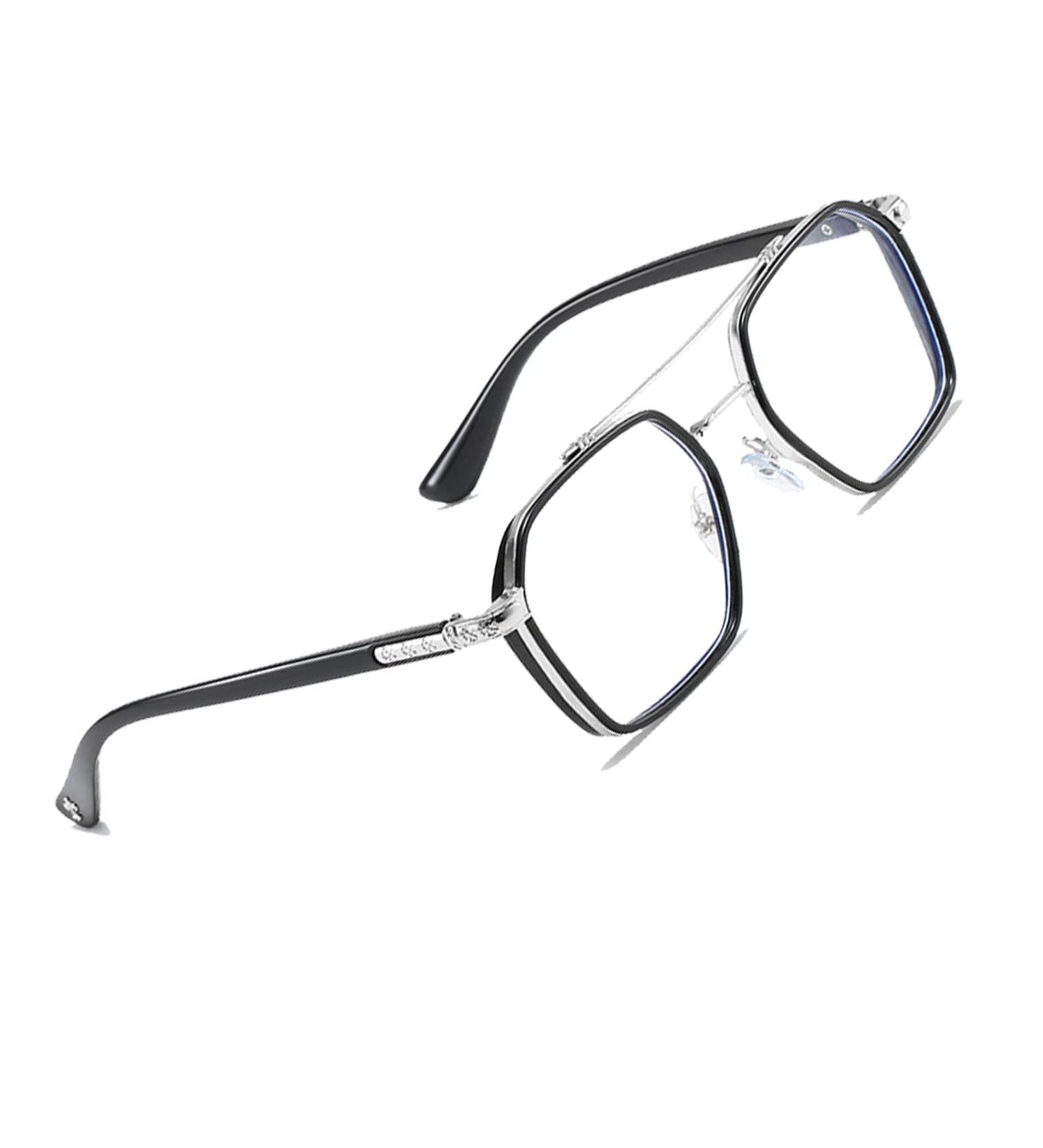 VOOLGA Blue Light Filter Glasses - Retro Fashion for Computer & Smartphones - Includes Case & Cleaning Cloth - Buy Online on GoSupps.com