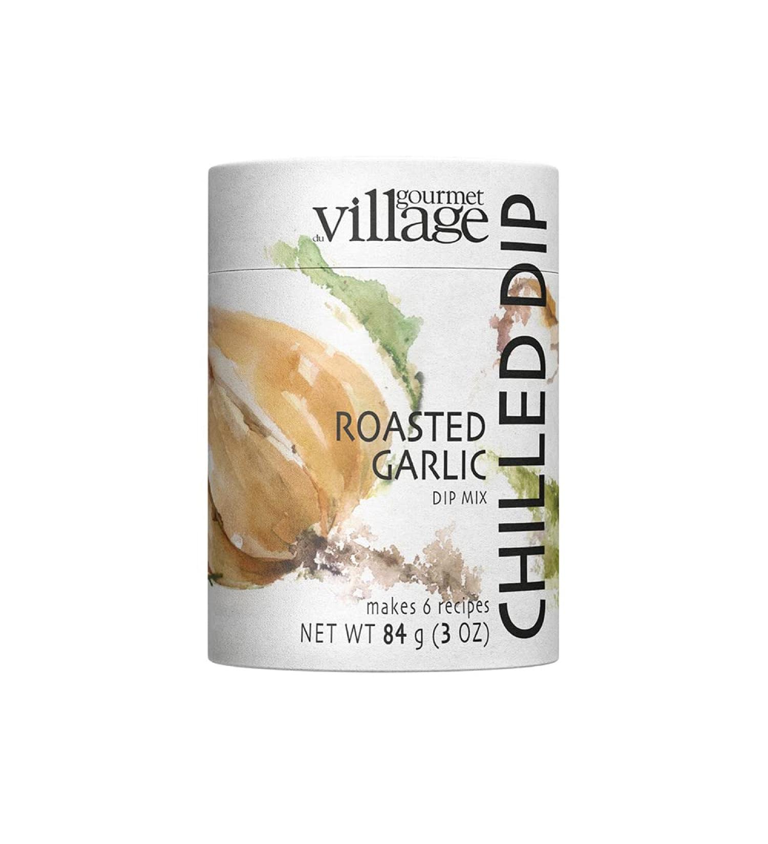 Gourmet du Village Roasted Garlic Chilled Dip Mix Canister - Buy Online on GoSupps.com