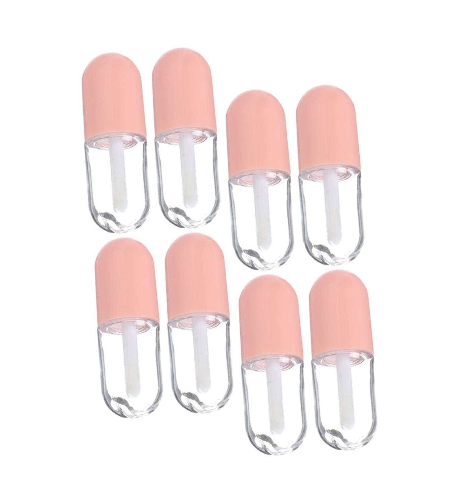 Ipetboom 8pi ces Tubes Vides Gloss L vres Flacons Transparents Rechargeables Plastique Diy Cadeau F minin Voyage Portable - Buy Online on GoSupps.com