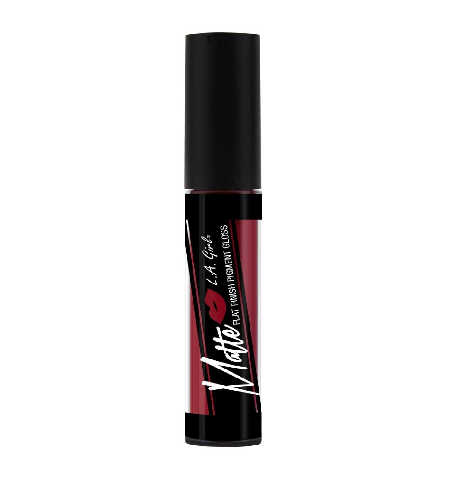 L.A. Girl Matte Flat Finish Pigment Gloss Frisky - Long-Lasting Liquid Lipstick 0.17 oz | International Shipping Available - Buy Online on GoSupps.com