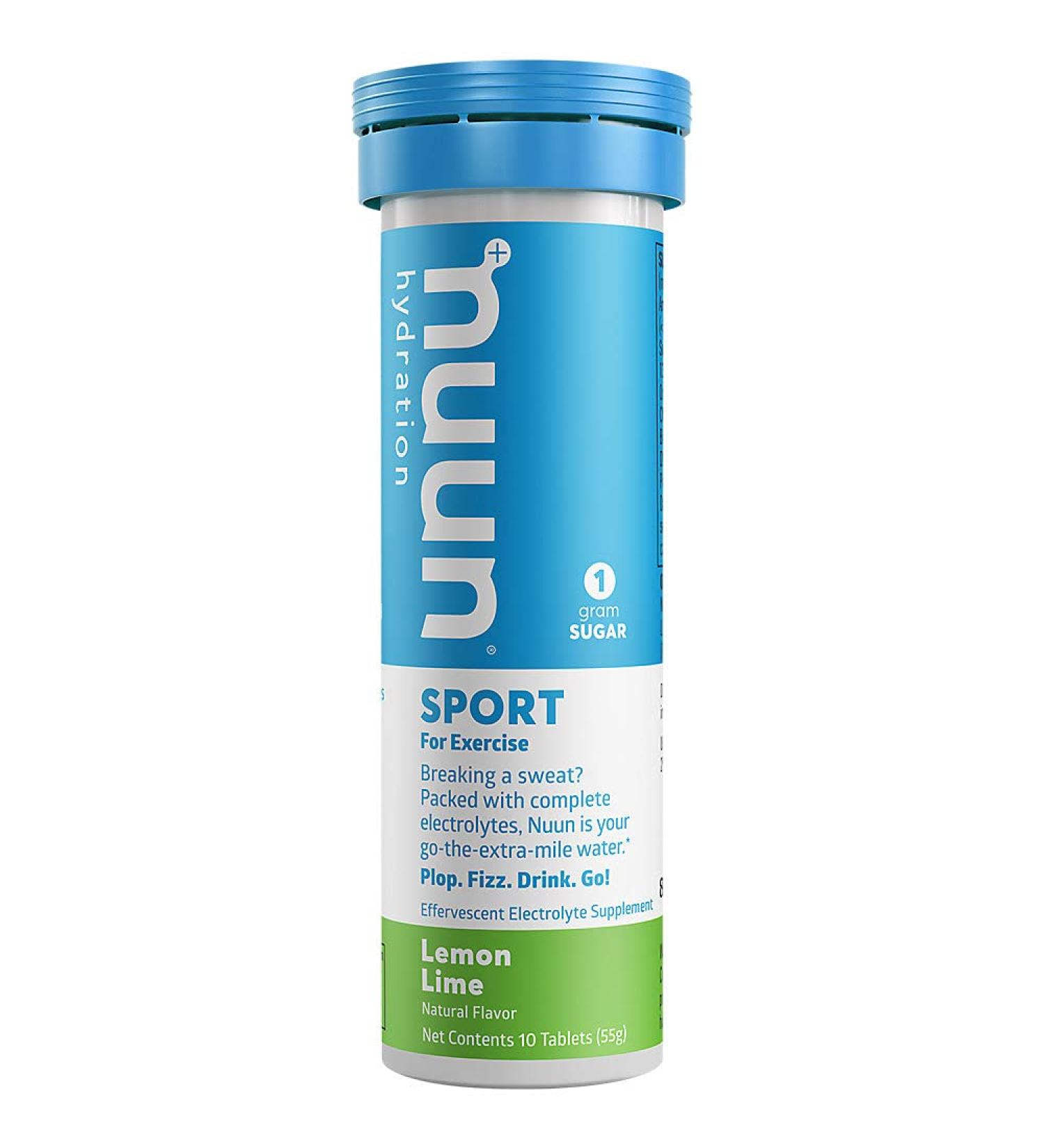 Nuun Active Hydration Tablets - Lemon Lime Flavor | Box of 8 Tubes | Buy Internationally Online - Buy Online on GoSupps.com