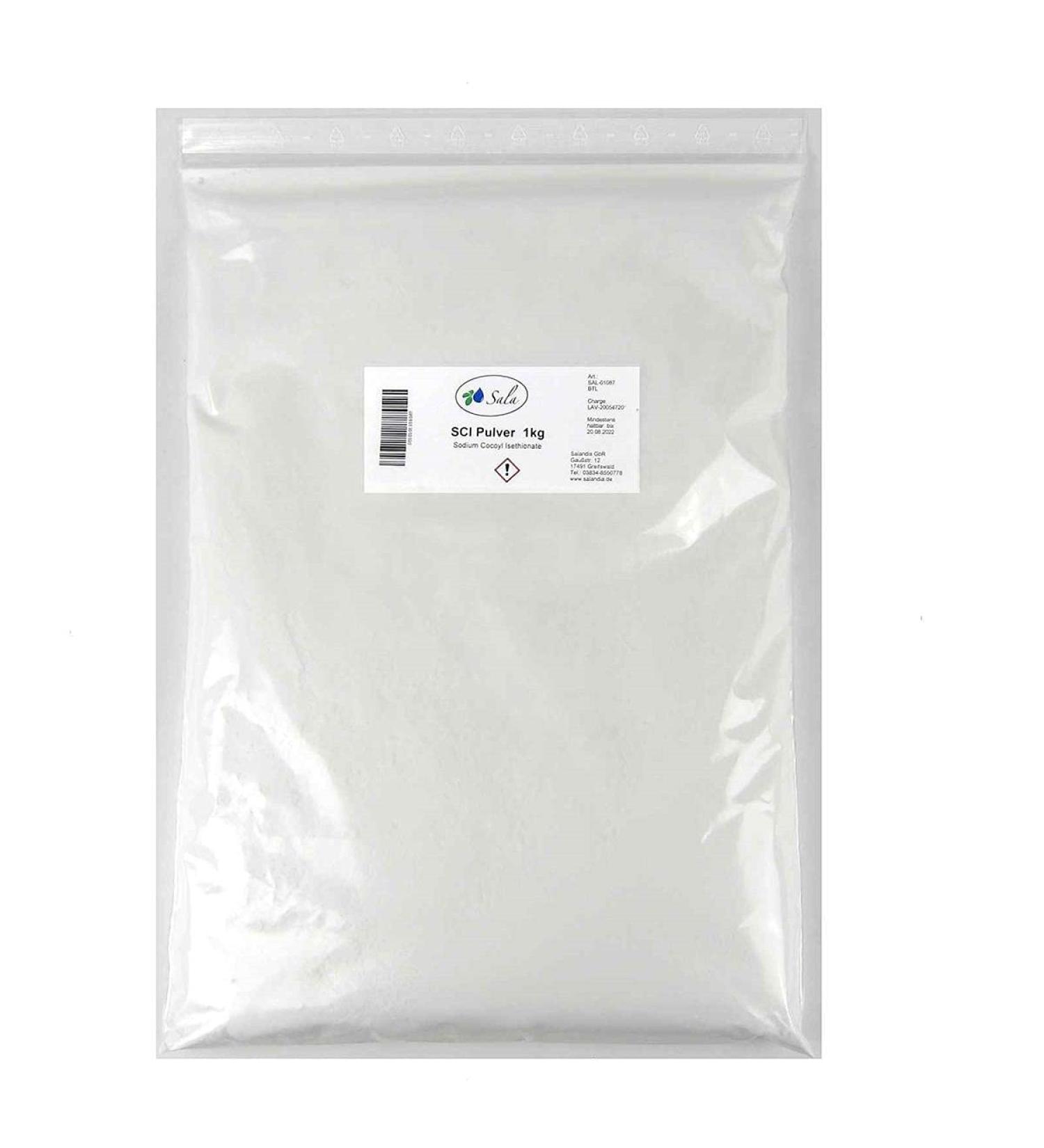Sala SCI Poudre de Sodium Cocoyl Is thionate 1 kg 1000 g sachet