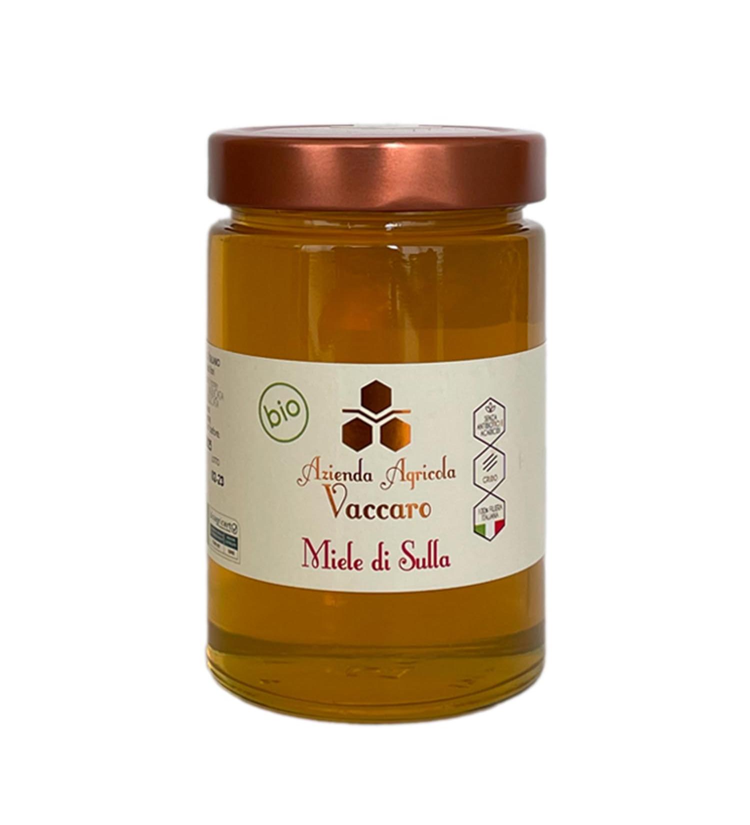 Apiculture - Miel de Sulla 500g | Go t Doux et D licat aux Notes Florales | Antioxydant et Riche en Min raux | Brut Non Pasteuris | Haute Qualit Artisanale de Basilicate | Made in Italy - Buy Online on GoSupps.com